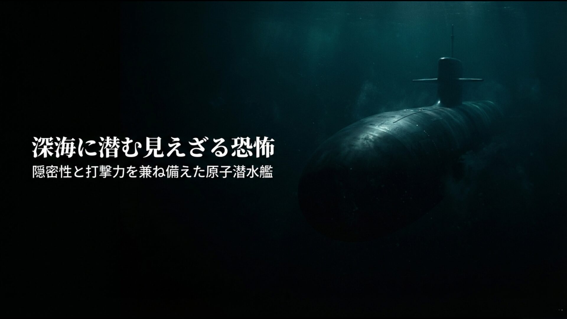隠密性と打撃力を兼ね備えた第七艦隊の最新鋭バージニア級原子力潜水艦