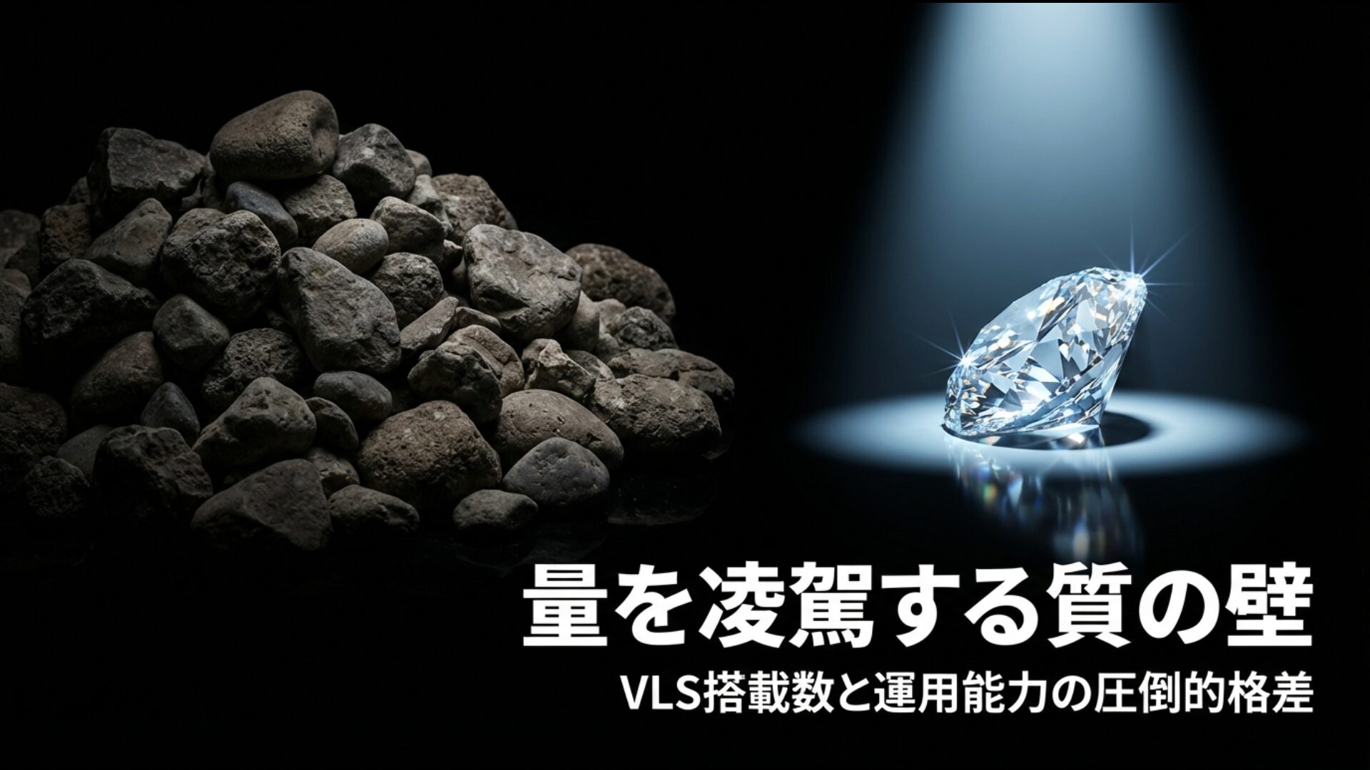 中国海軍の数を凌駕する第七艦隊のVLS搭載数と高度な運用能力の格差