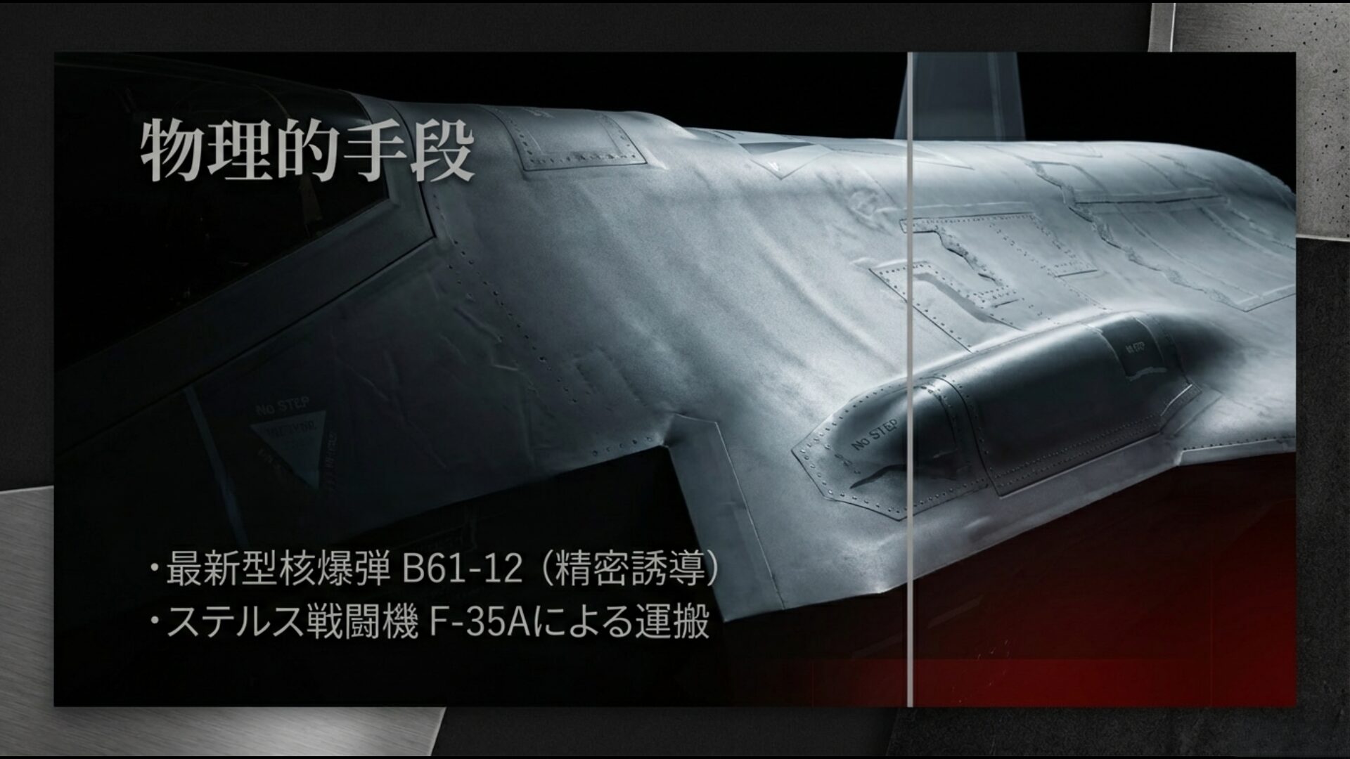 最新鋭のB61-12核爆弾とF-35A