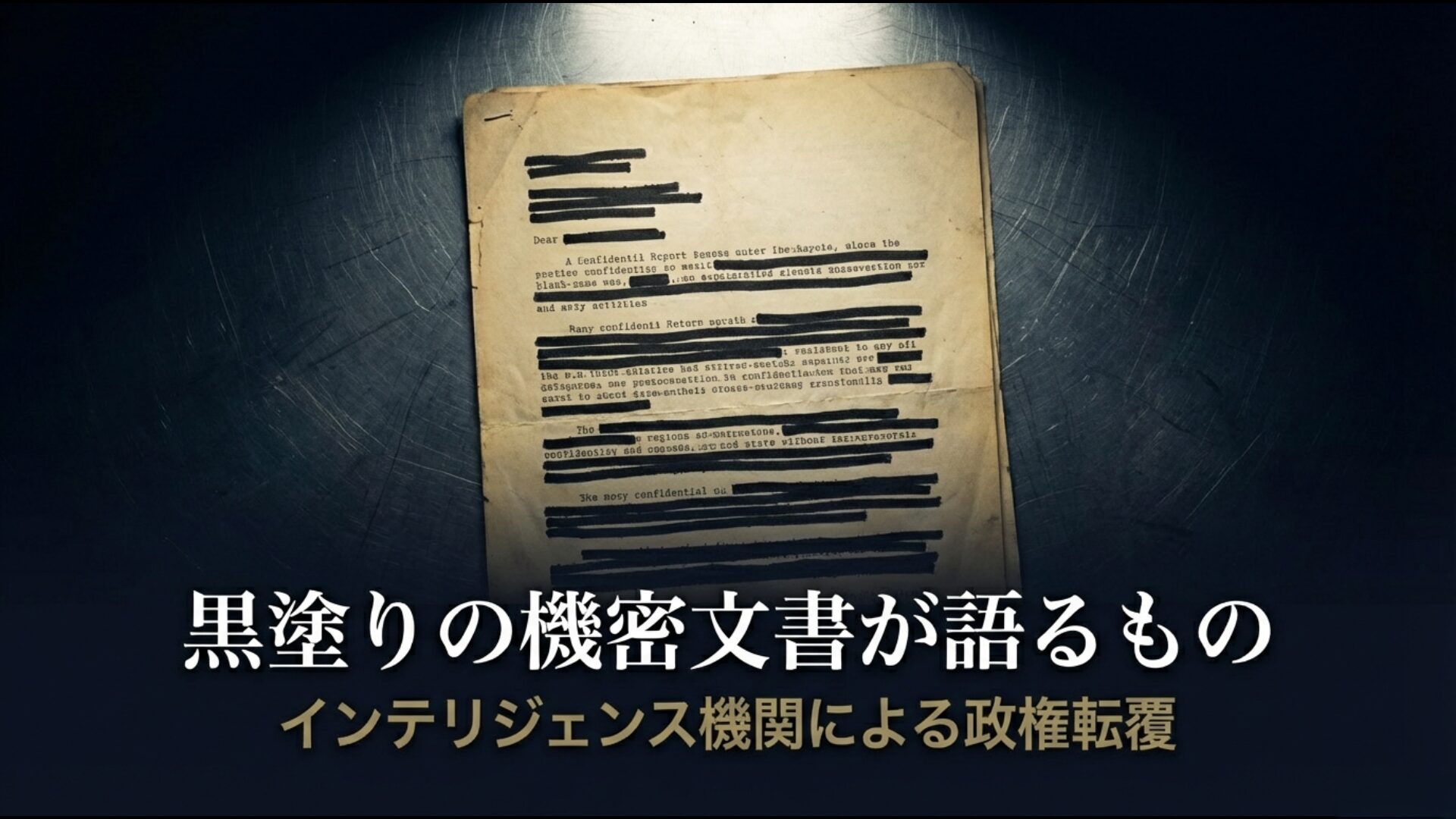 田中角栄失脚の背後に潜むCIAの影と米政府機密文書から推察されるレジームチェンジ工作
