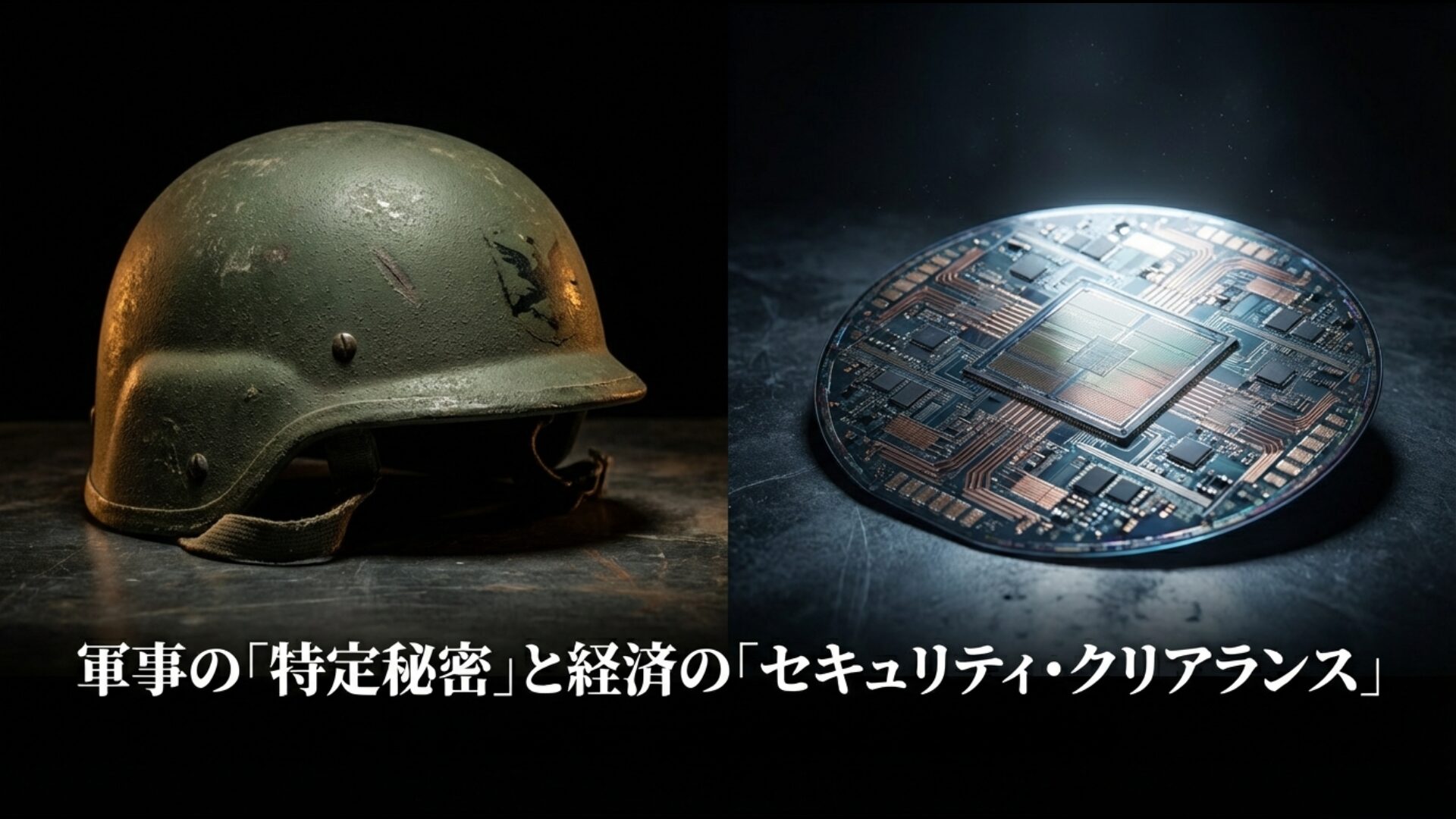 軍事・外交の特定秘密と先端技術を守るセキュリティクリアランス制度の比較