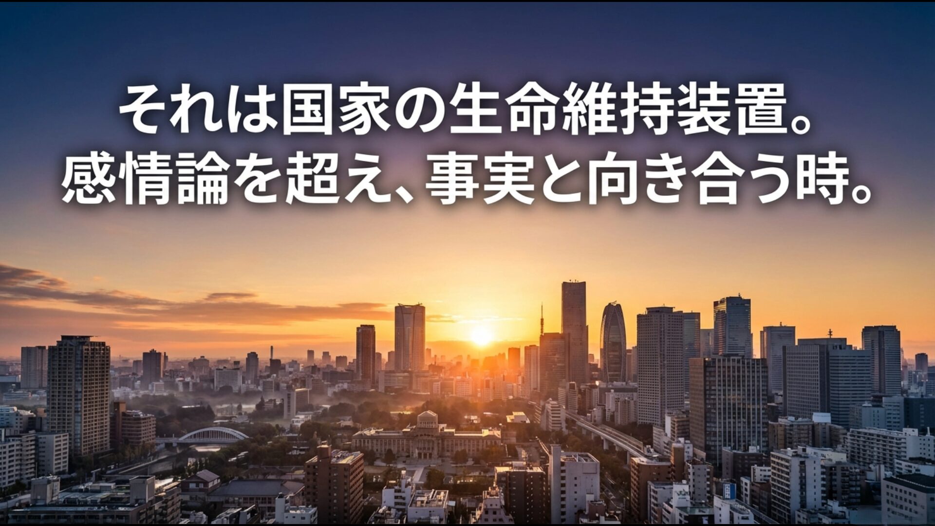 感情論を超えて事実を確認し、日本の将来と消費税の役割を考えるための最終総括をイメージした画像。