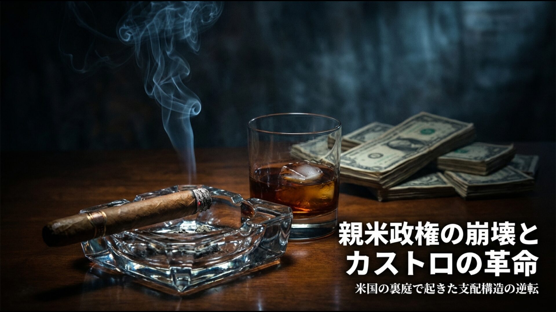 米国の裏庭で起きた親米政権の打倒とカストロ革命による支配構造の逆転の解説図