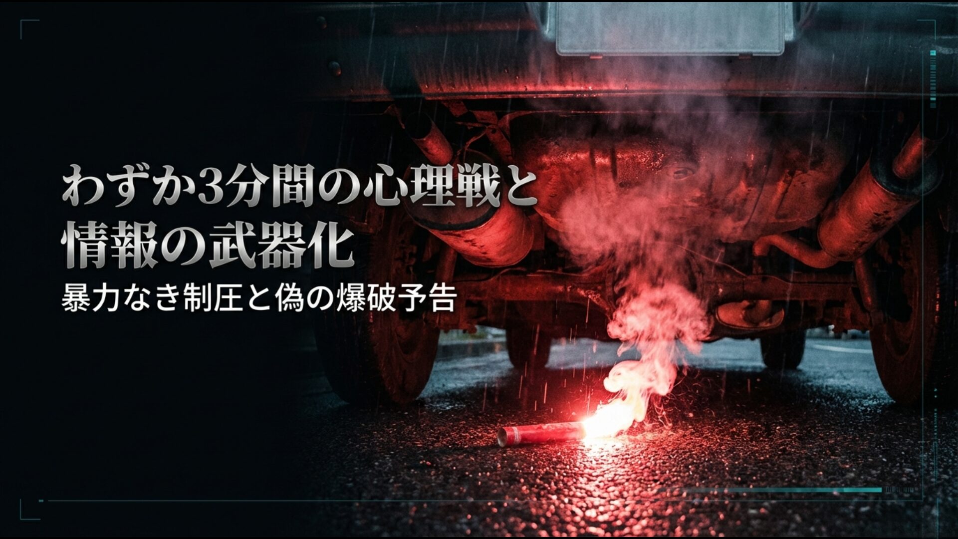 わずか3分の犯罪劇