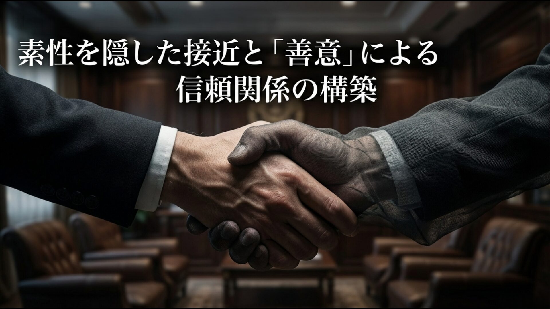 統一教会が正体や目的を隠して接近し、善意を装いながら信頼関係を構築するプロセスの図解