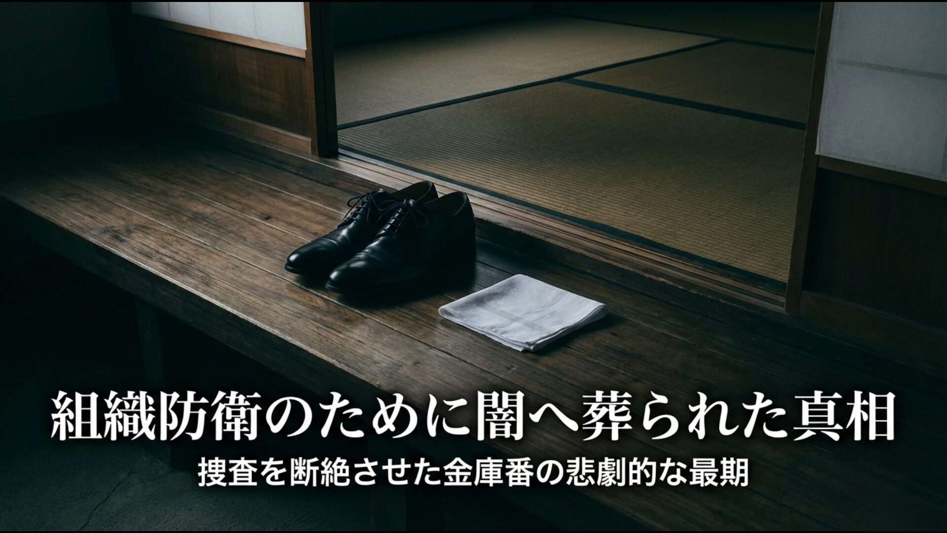 組織防衛のために闇へ葬られた真相と、捜査を断絶させた秘書・青木伊平の悲劇的な最期。