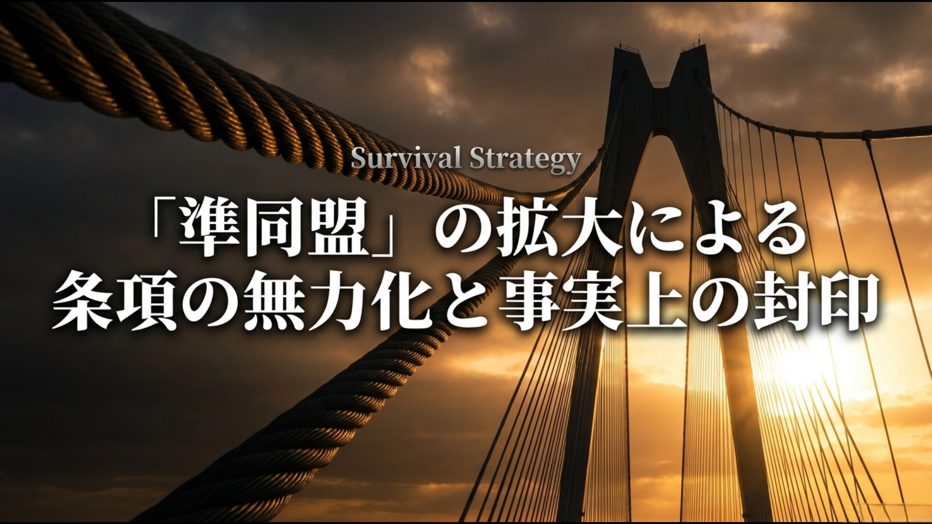 日本の外交サバイバル戦略イメージ図