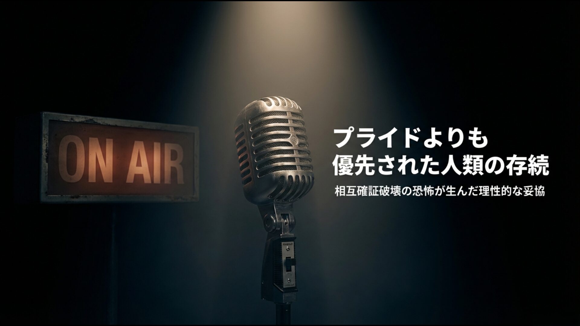 国家のプライドよりも人類の生存を優先した首脳陣の決断と理性的妥協のプロセス