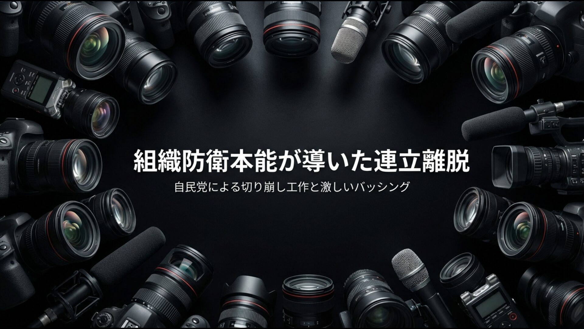自民党による激しいバッシングと創価学会・公明党の組織防衛による新進党離脱の経緯