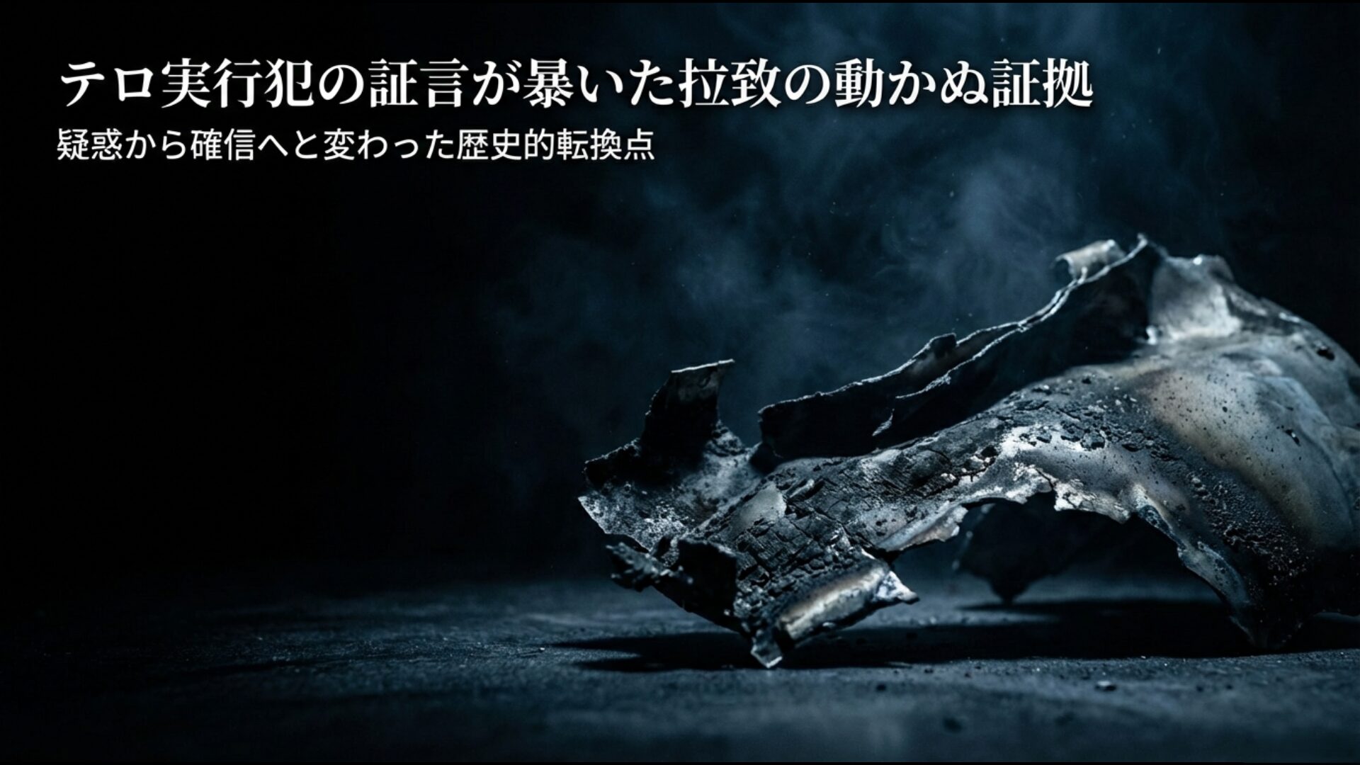 疑惑が確信へと変わった大韓航空機爆破事件と金賢姫の歴史的転換点