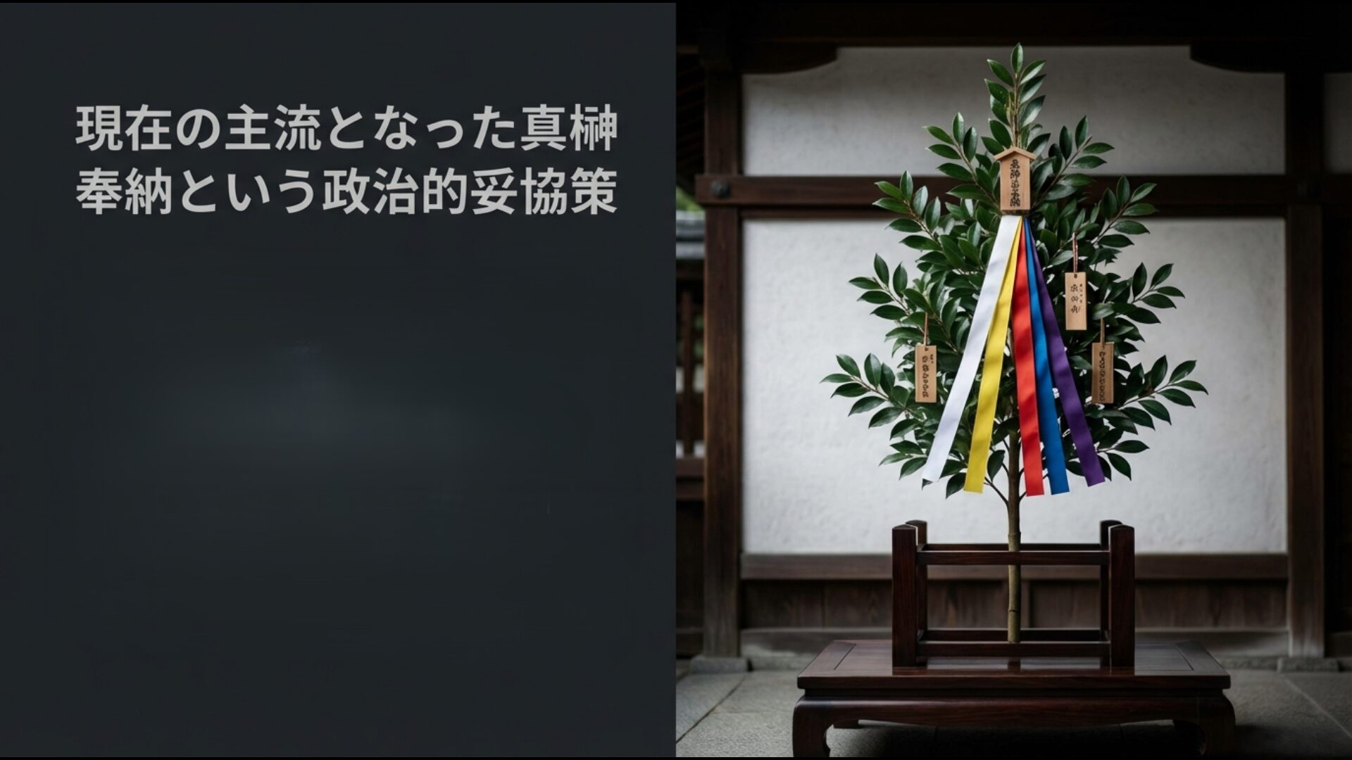 真榊奉納という政治的妥協