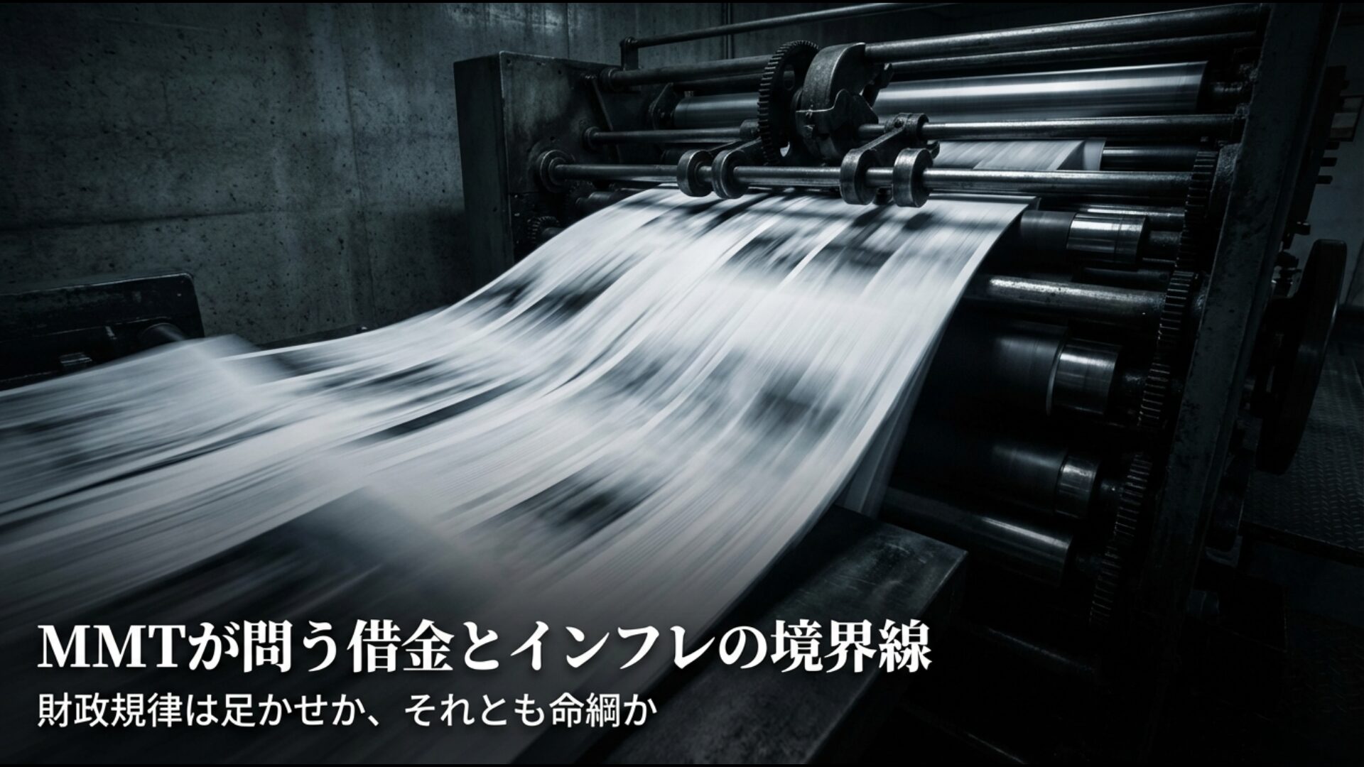 MMTと財政規律の議論