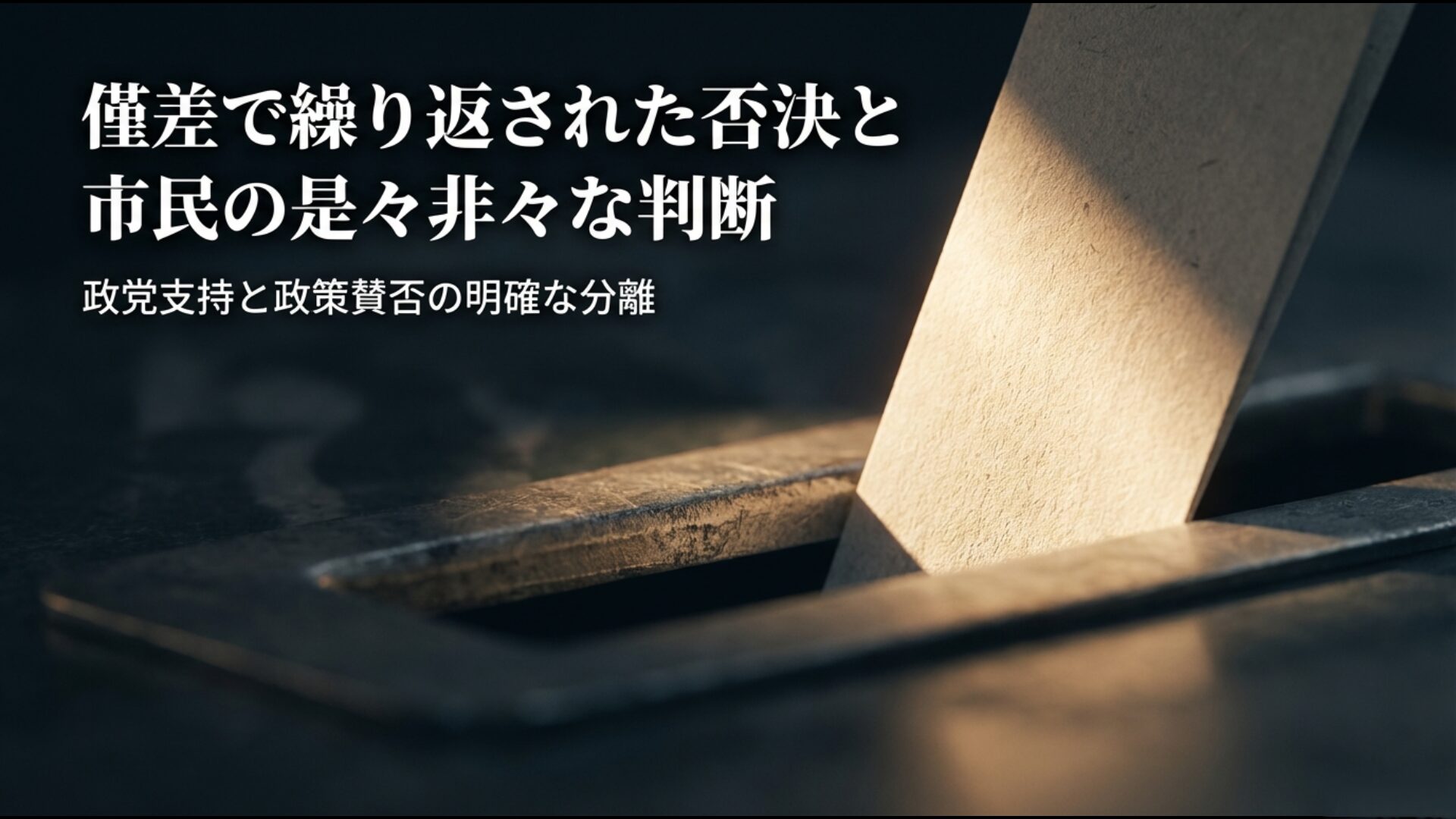 2015年と2020年の大阪都構想住民投票結果の推移と市民の投票行動の分析