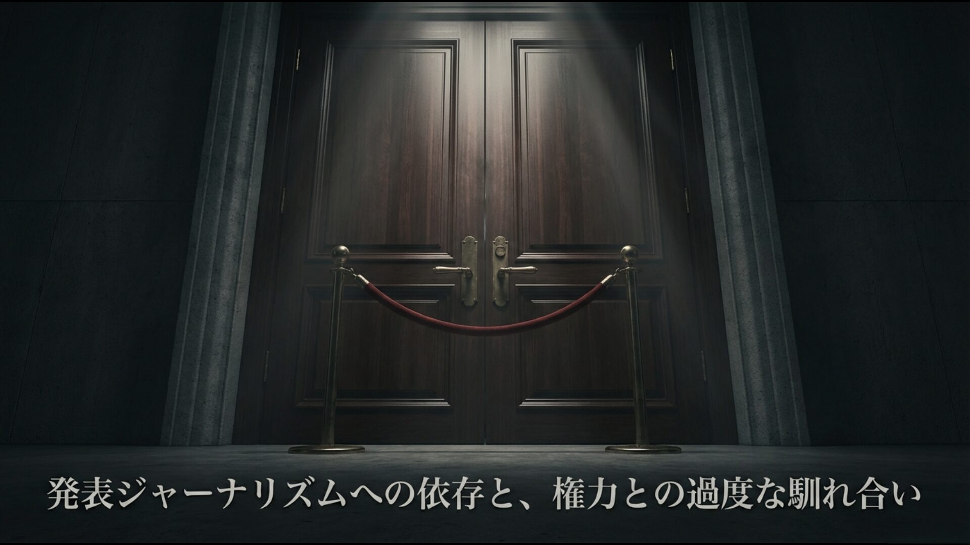 日本の記者クラブ制度による発表ジャーナリズムへの依存と、取材対象である権力側との過度な密着が生む弊害