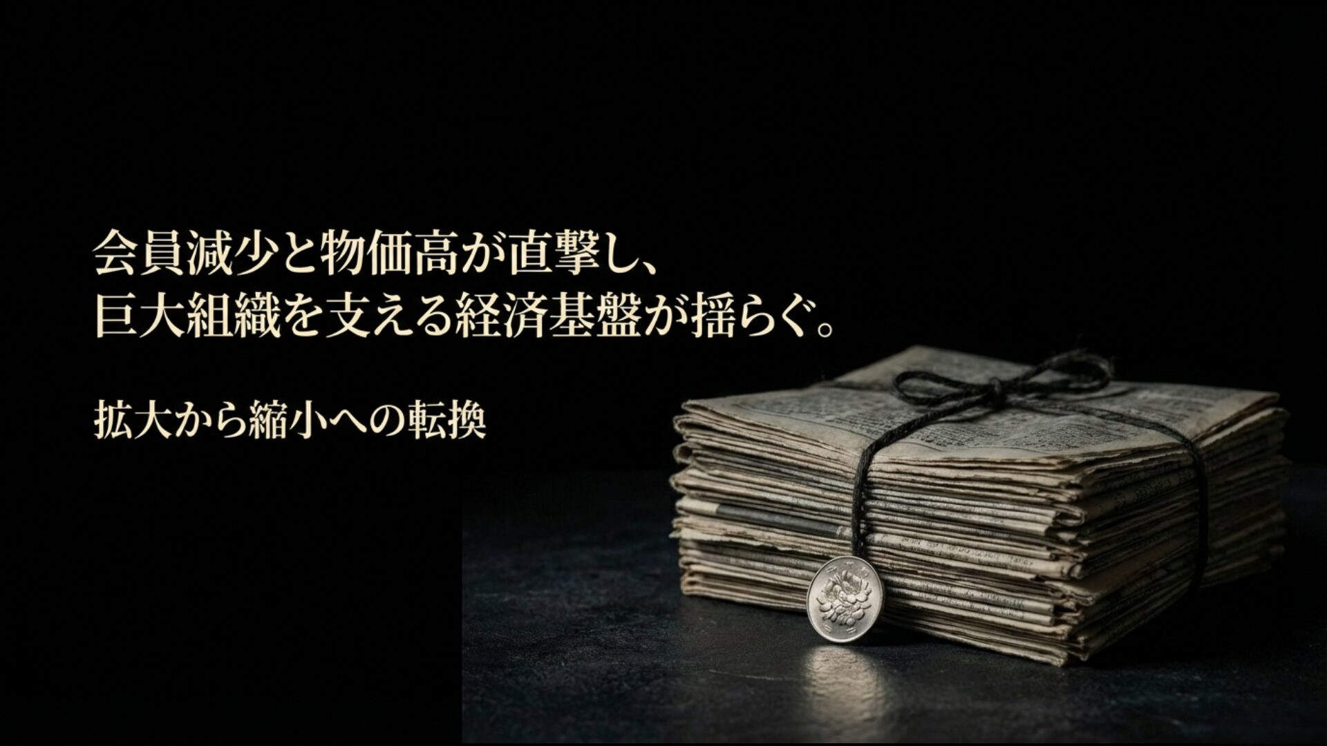 会員減少と物価高が直撃し巨大組織である創価学会を支える経済基盤が揺らぐ実態