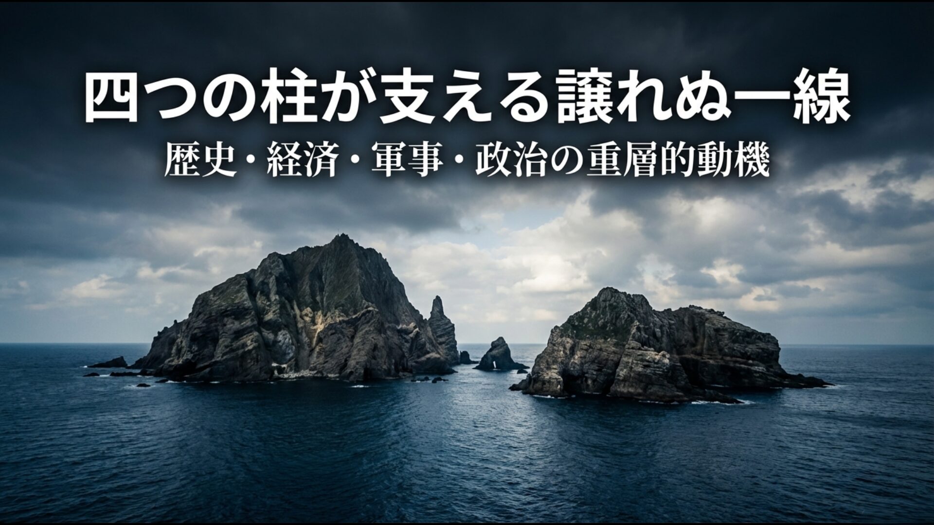 竹島をなぜ欲しいのかという問いに対する重層的な動機と譲れぬ一線の総括