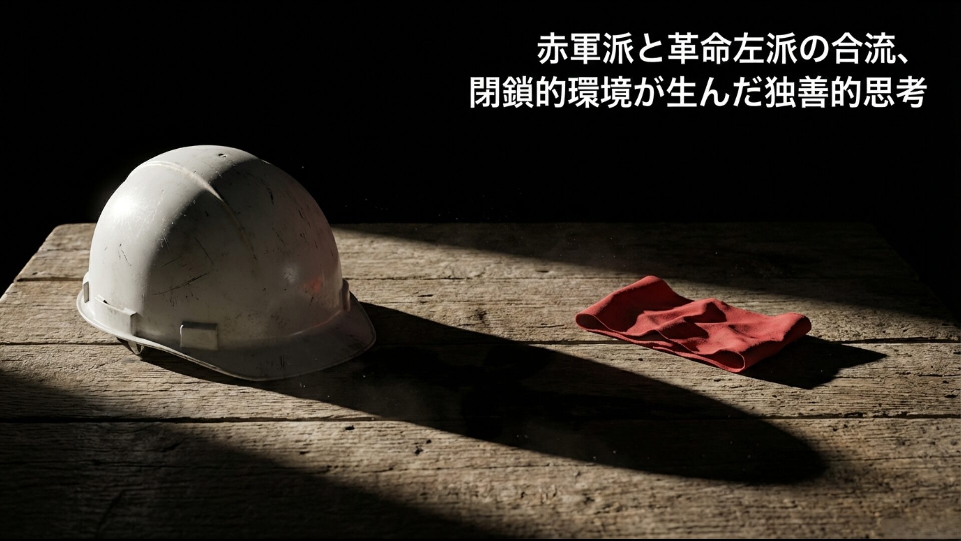 赤軍派と革命左派の合流から生まれた連合赤軍の閉鎖的環境と独善的な思考