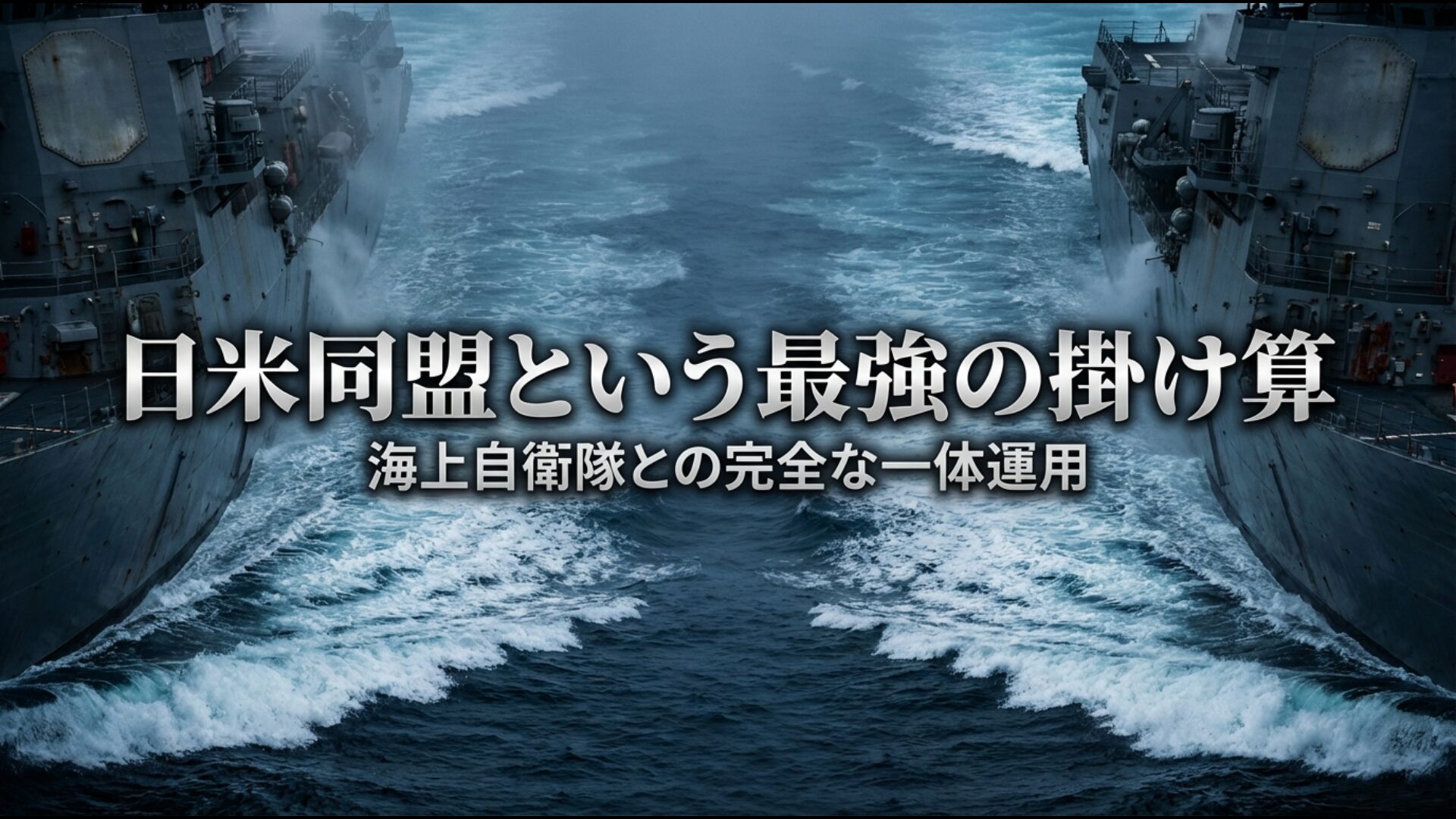 海上自衛隊と第七艦隊が完全な一体運用を実現する日米同盟の最強の掛け算