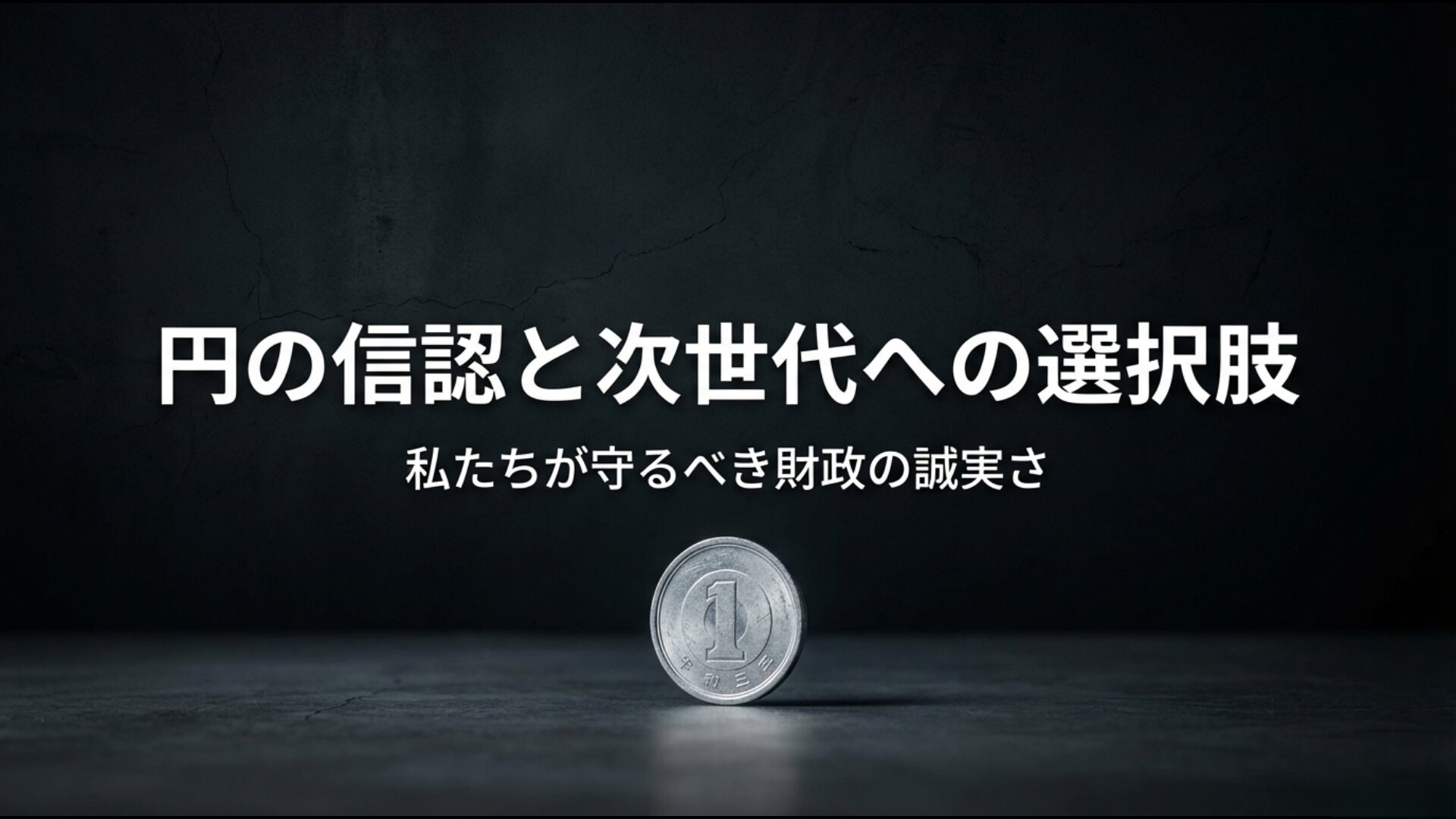 日本円の信認と将来世代