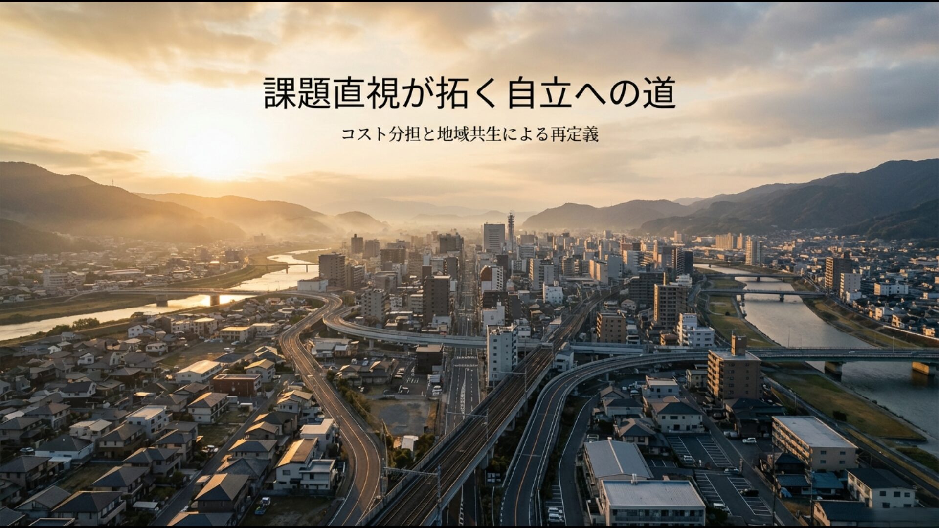 都市の風景と自然が共生する、コスト分担と地域共生による再エネの未来像