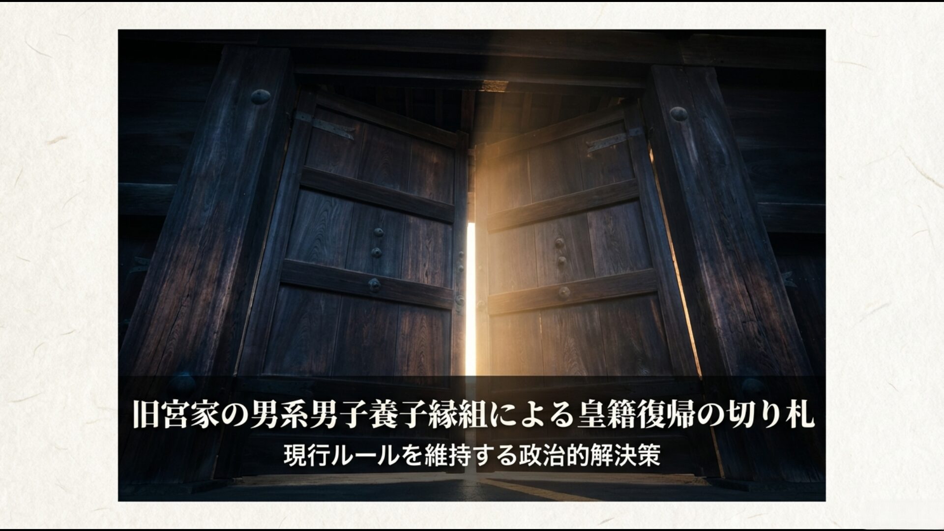 現皇室と旧宮家が明治天皇を通じて持つ女系の血縁近接性を示す系図