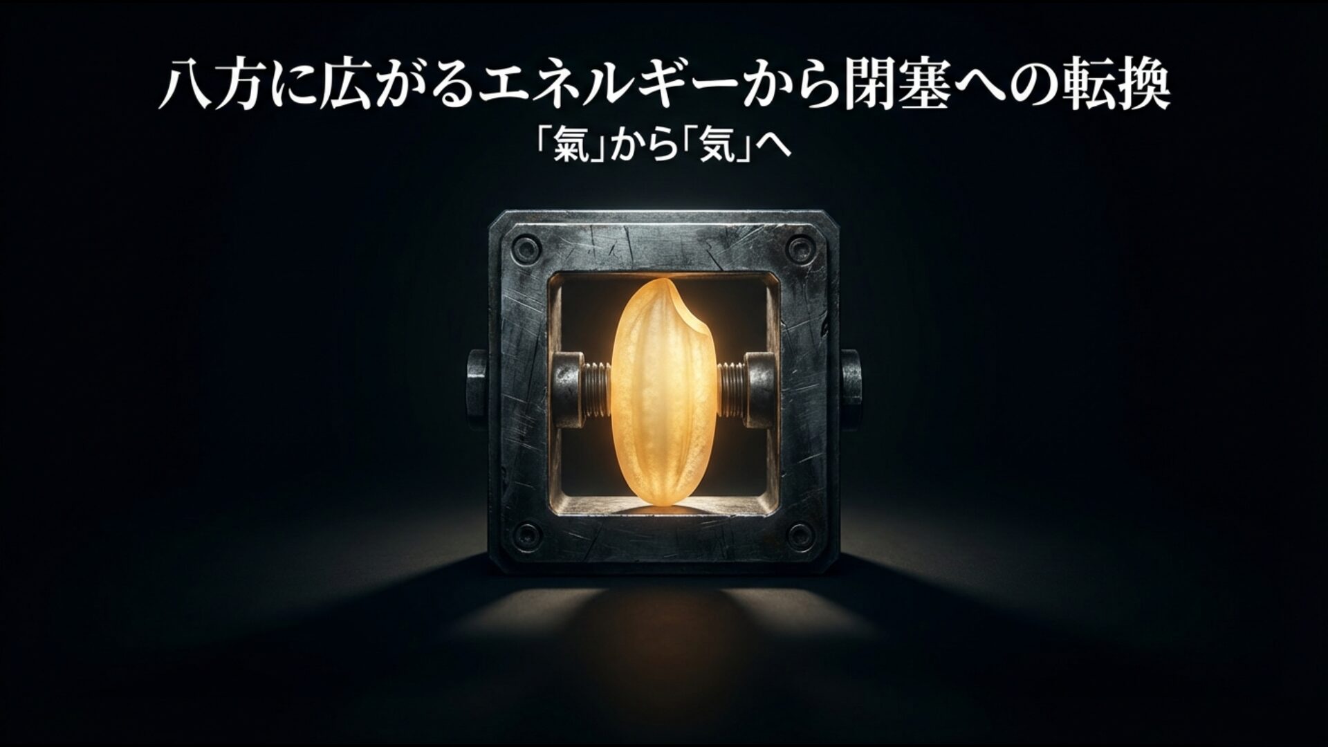 旧字体の氣に含まれる米と新字体の気に含まれる〆が象徴する精神的変化の比較