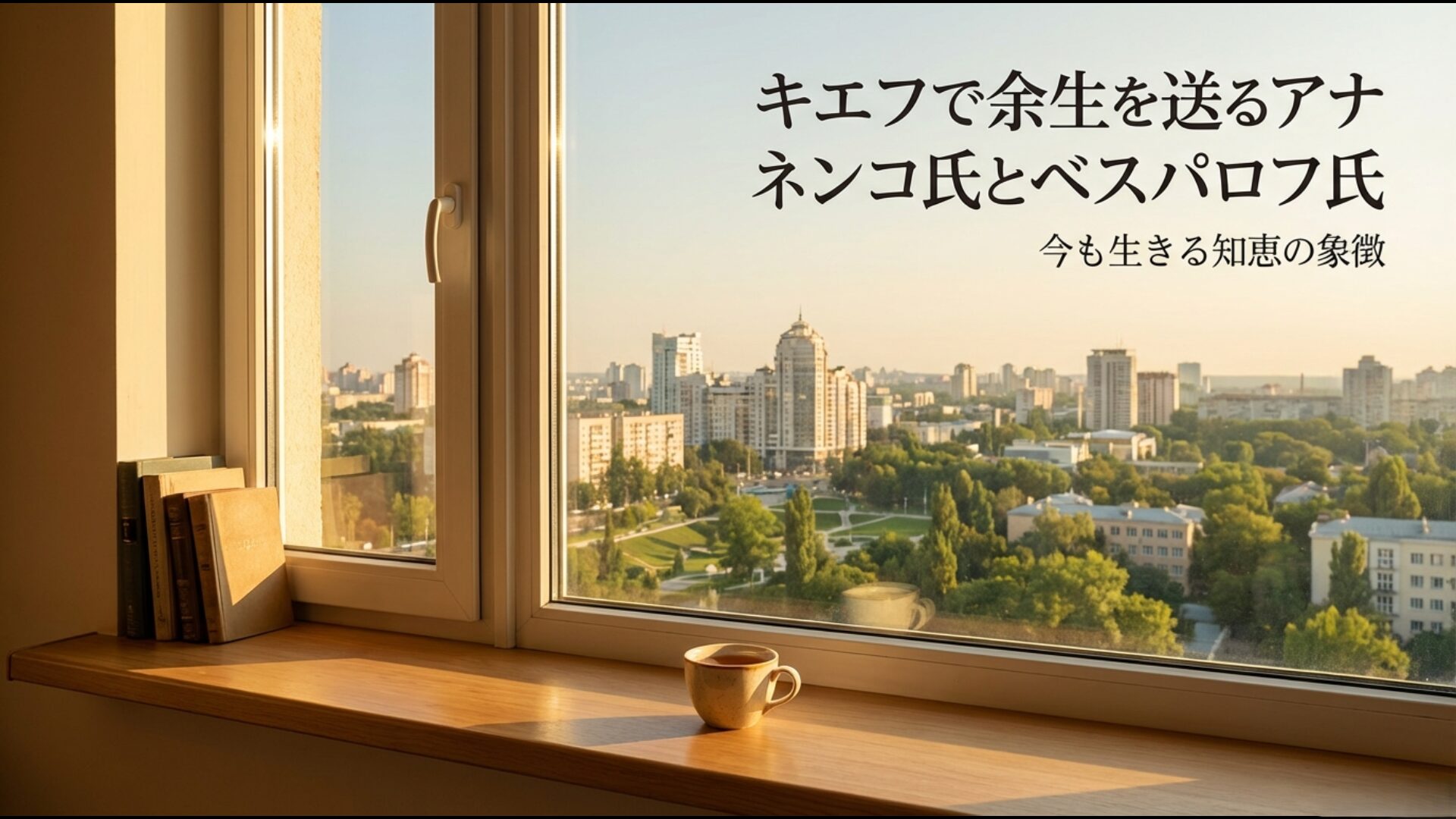 チェルノブイリ事故後も生きる知恵の象徴としてキエフで健在なアナネンコ氏とベスパロフ氏