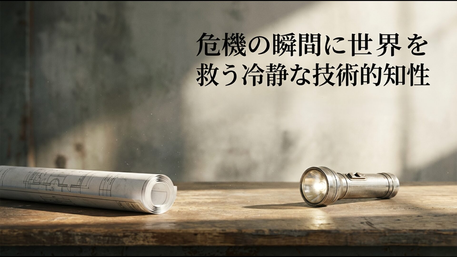 危機の瞬間に生還を前提とした精密な仕事で世界を救う技術的知性の教訓