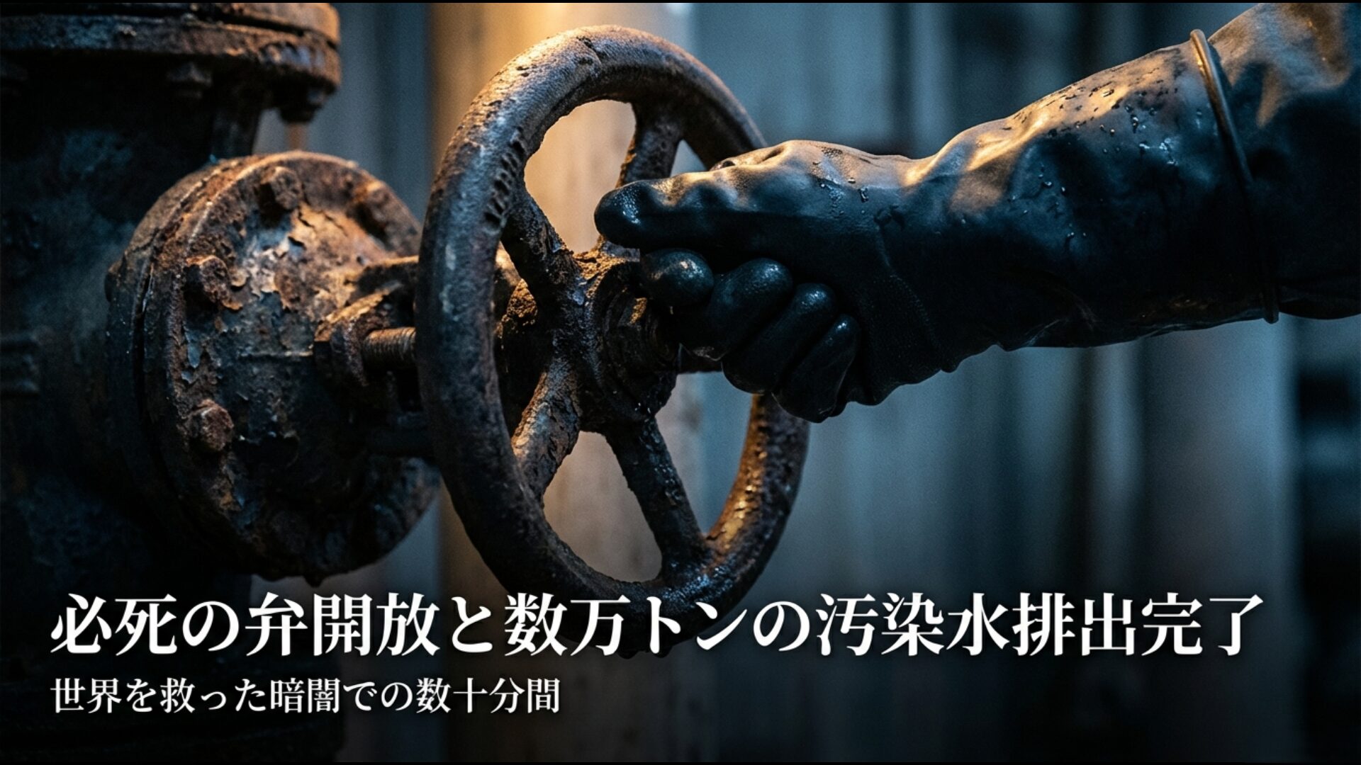 暗闇の地下で数万トンの汚染水を排出し大規模水蒸気爆発を回避した数十分間の記録
