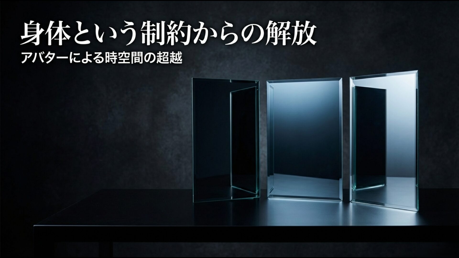 アバターを活用して身体・時間・空間の制約を超越するイメージ図