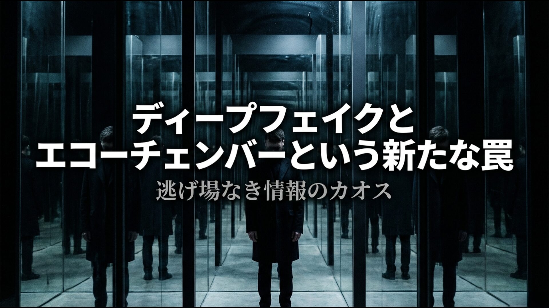 AIによるディープフェイクやSNSのエコーチェンバー現象が深める分断