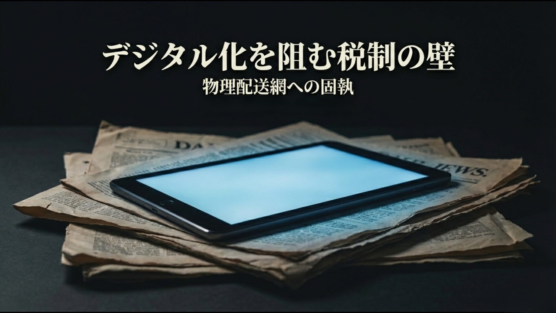 デジタル版新聞に適用されない軽減税率とデジタルシフトの壁