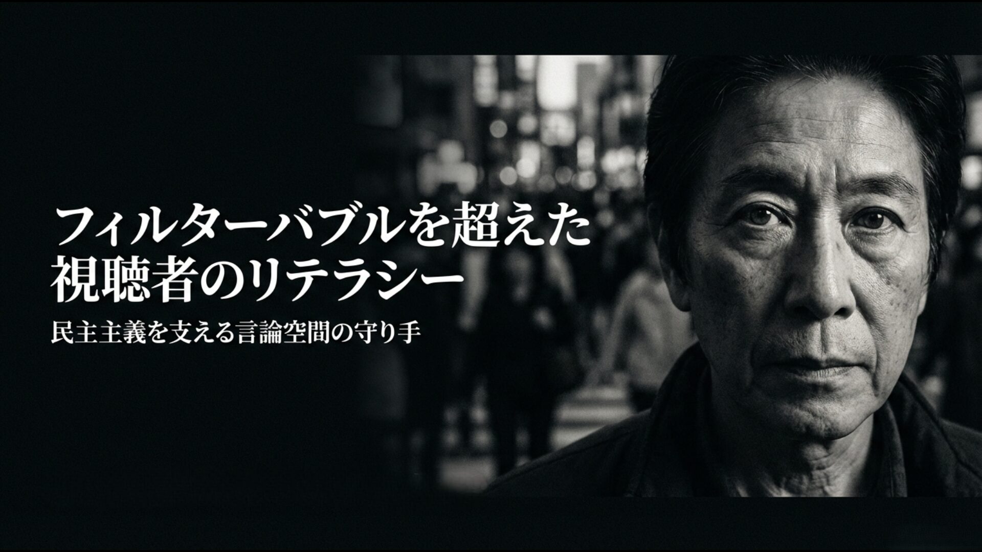 フィルターバブルを克服し公正な言論空間を守るためのまとめ図