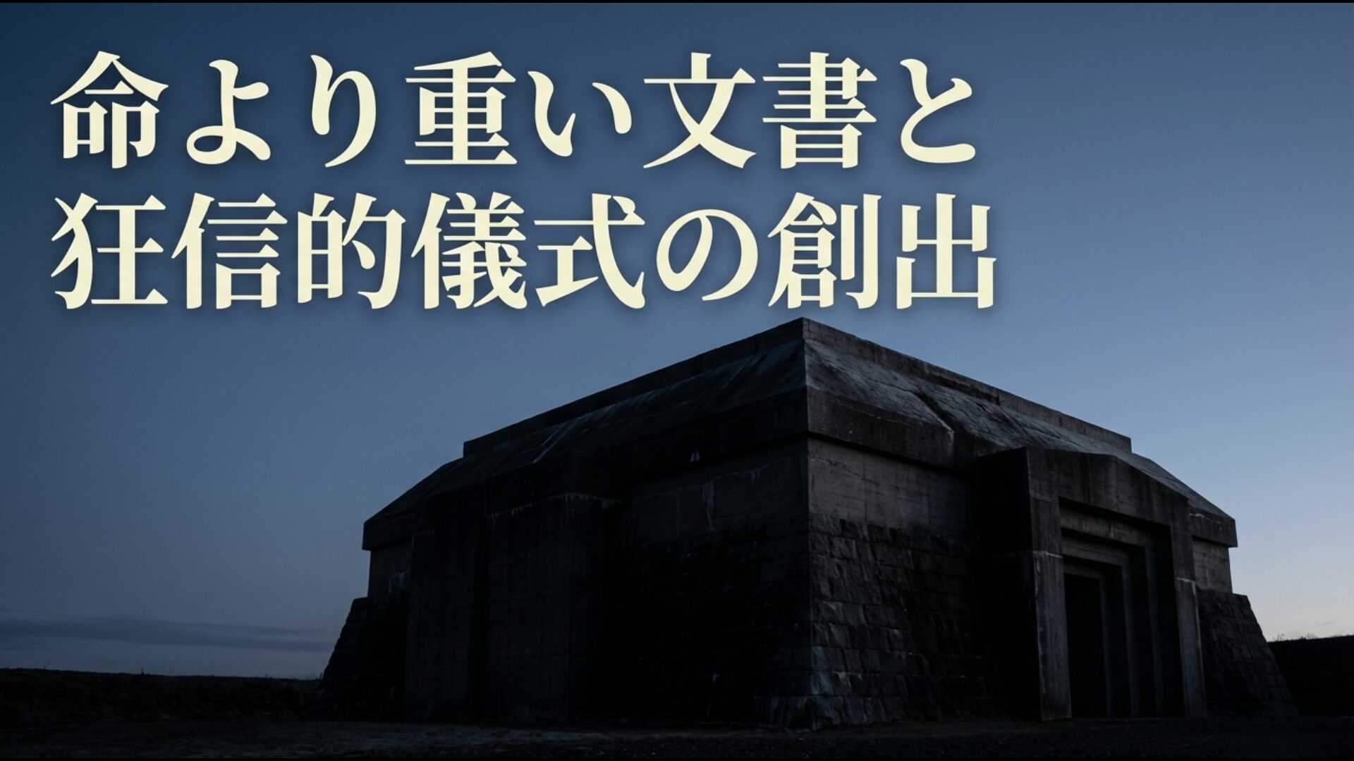 奉安殿や天皇の真影を神聖視し命より重いものとして扱った戦前の狂信的儀式