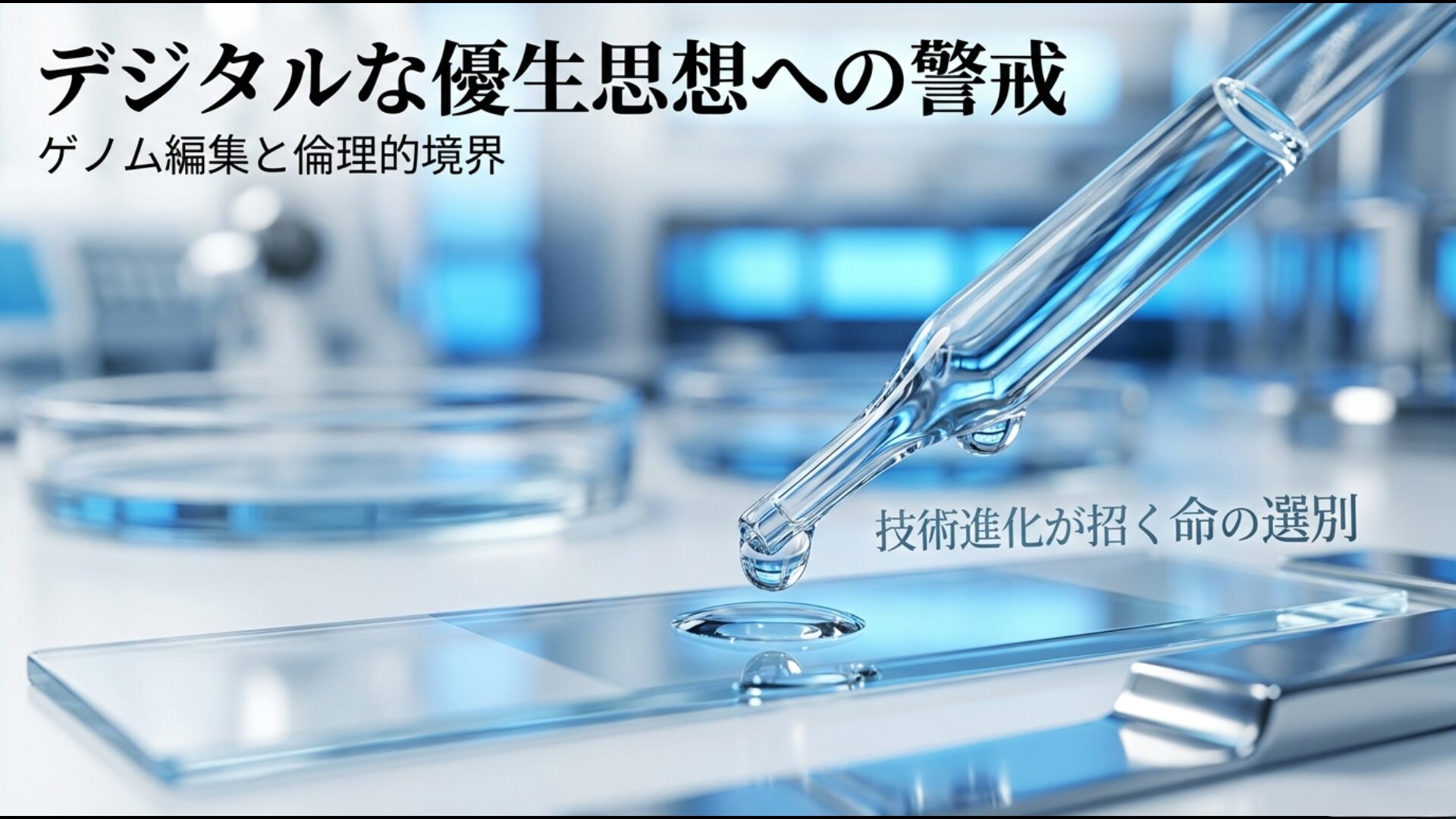 ゲノム編集技術の進化が招くデザイナーベビーの懸念と現代における倫理的境界の図説