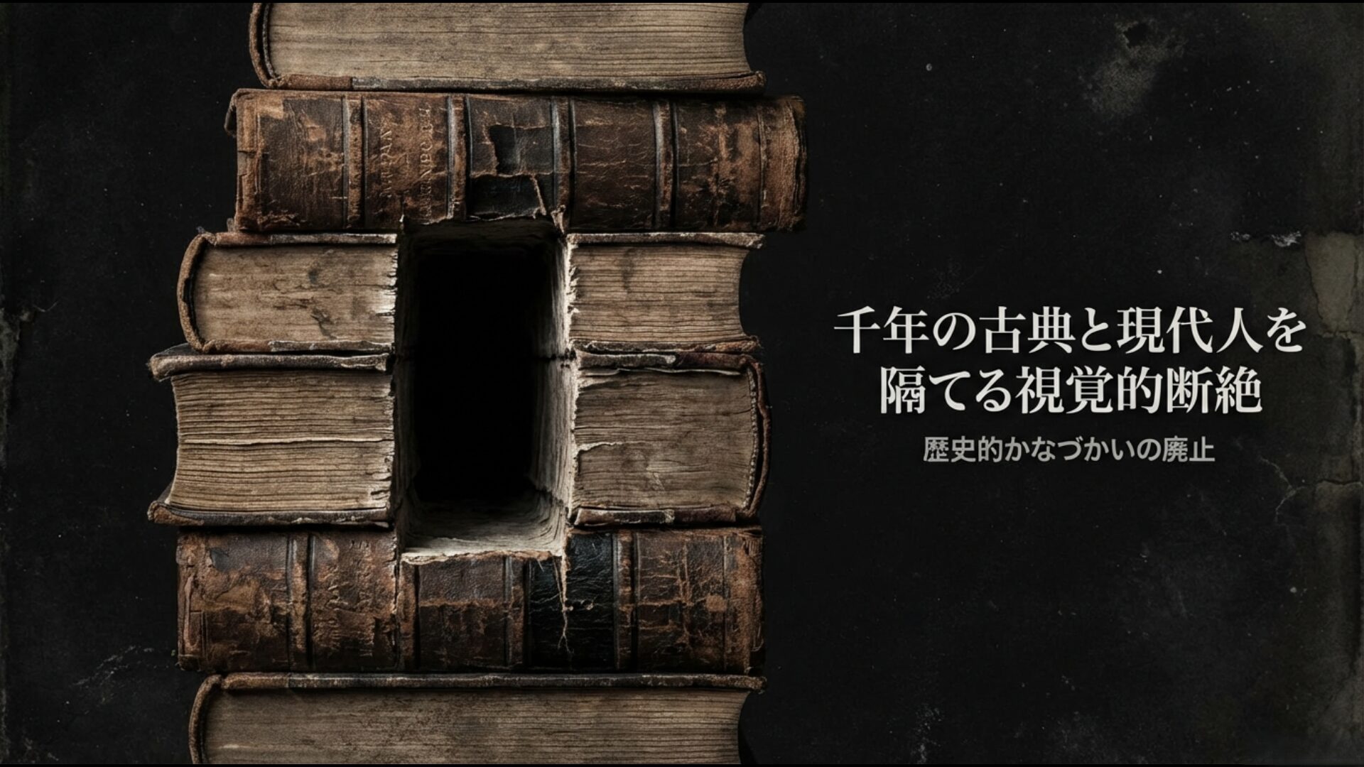 1946年の現代かなづかい公布による伝統的な表記の否定と古典文学との断絶