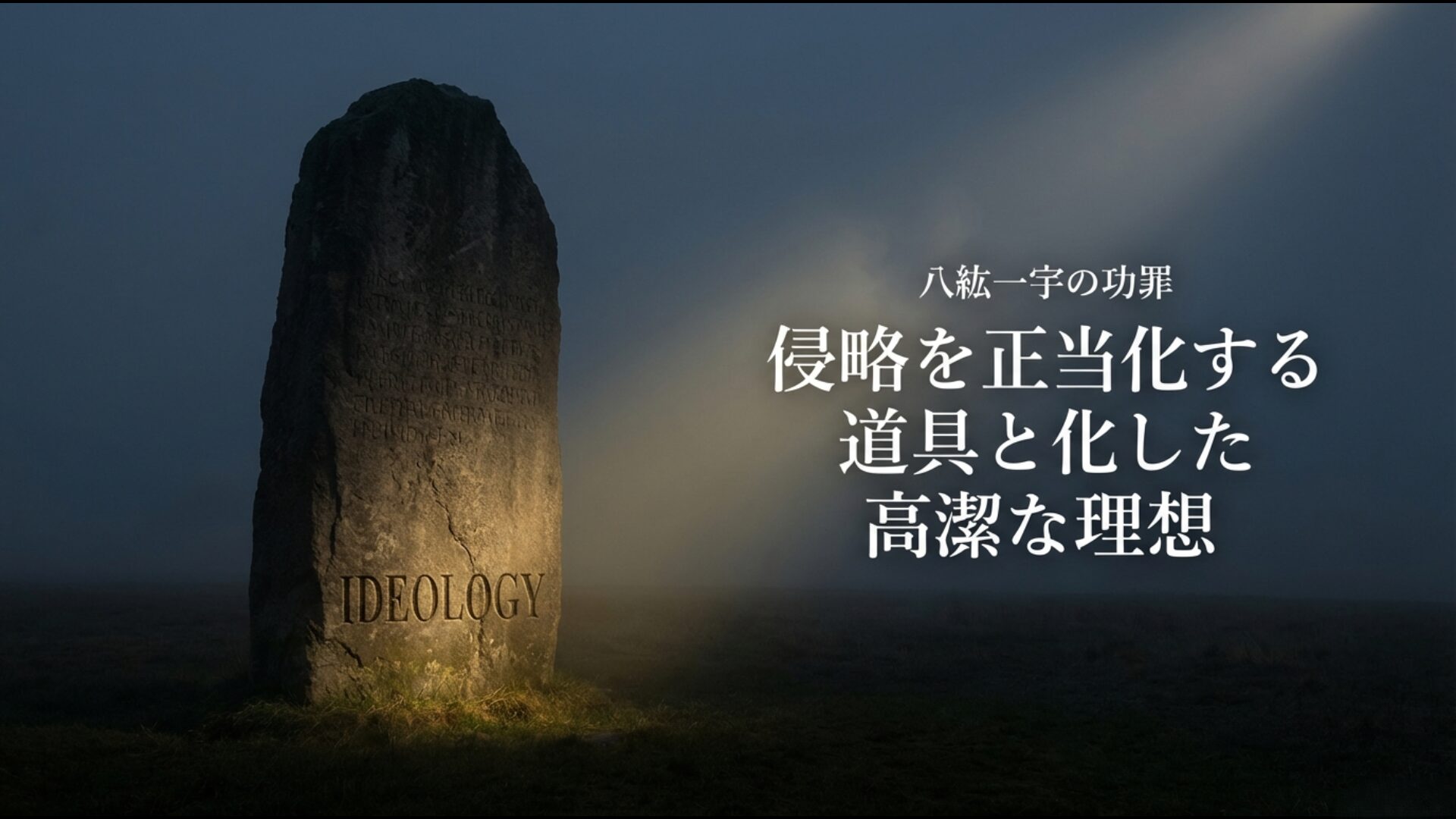 世界を一つの家族とする高潔な理想が侵略を正当化する道具へと変質した八紘一宇の功罪