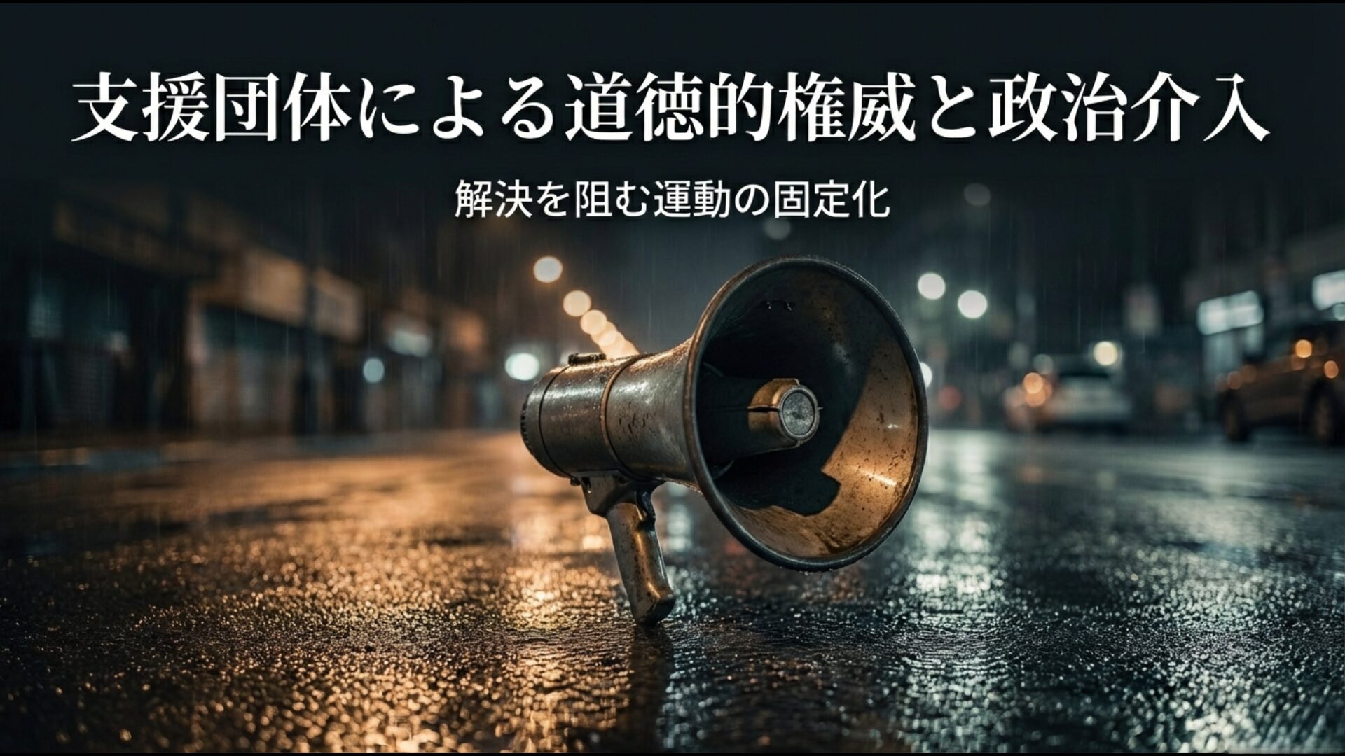 韓国挺身隊問題対策協議会(正義連)が持つ道徳的権威と解決を阻む政治的影響力