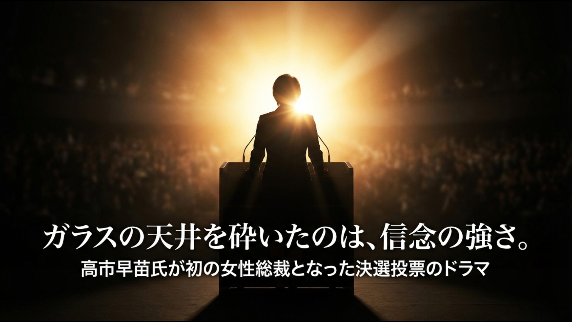 高市早苗氏が小泉進次郎氏を決選投票で破り初の女性総裁に選出された2025年の結果