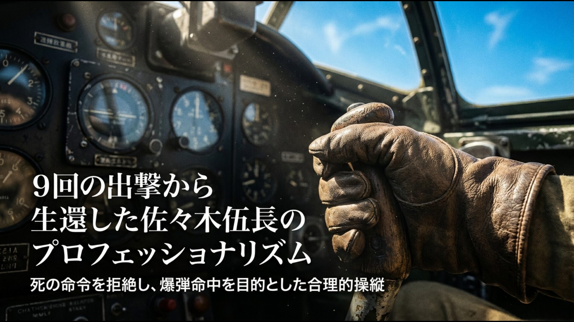 死の命令を拒絶し爆弾命中を目的とした佐々木友次伍長の合理的操縦