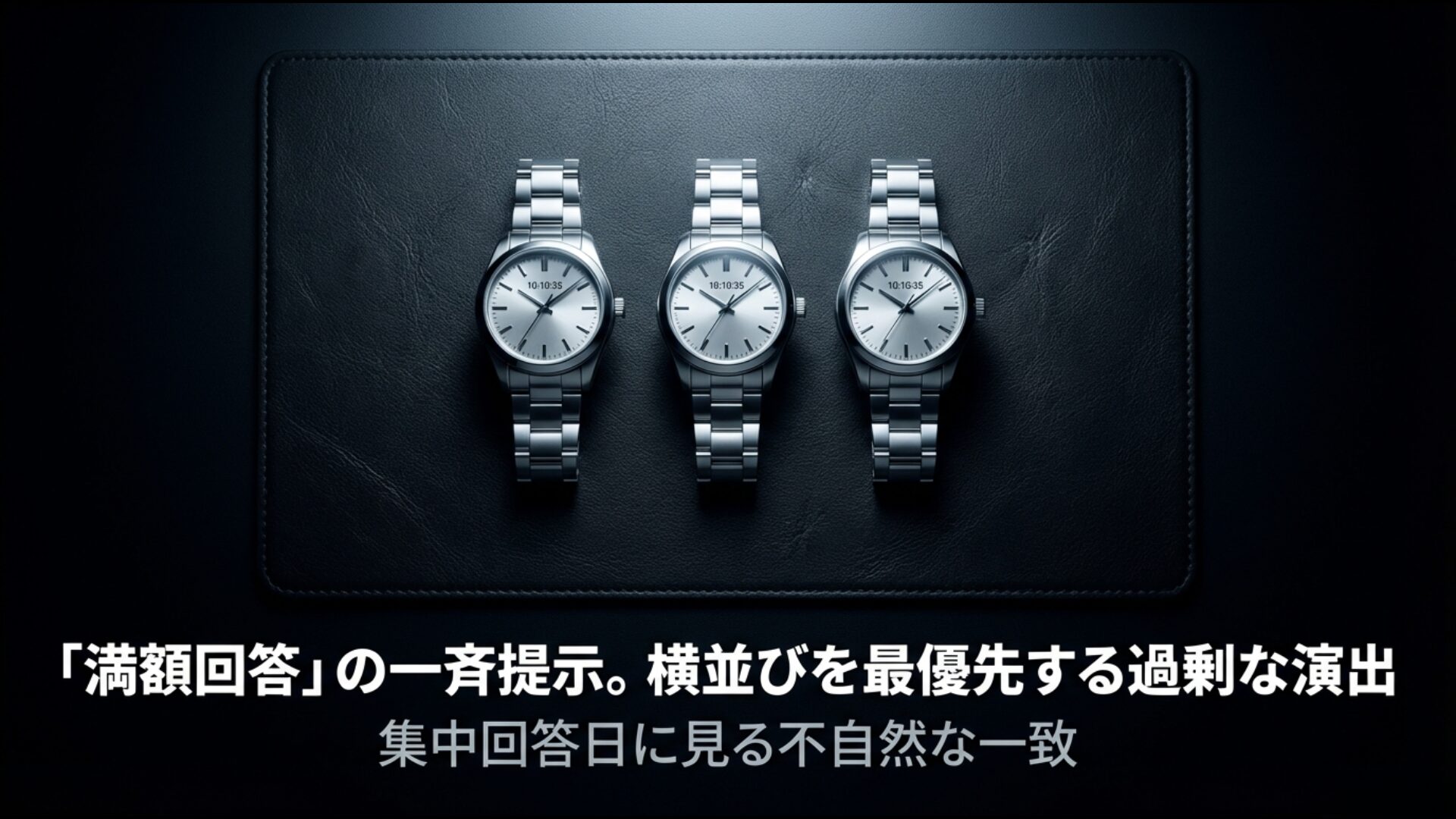 集中回答日に大手企業が一斉に満額回答を提示する不自然な横並びの演出
