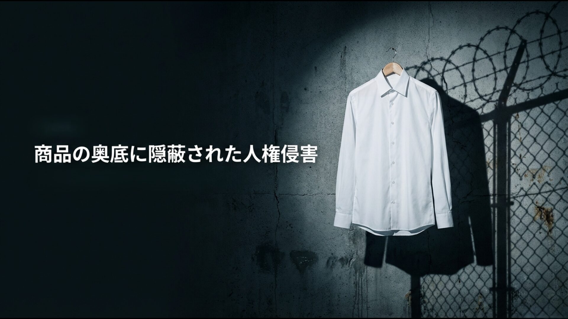 グローバル企業が抱える解消困難な人権侵害とサプライチェーンの闇を示すスライド