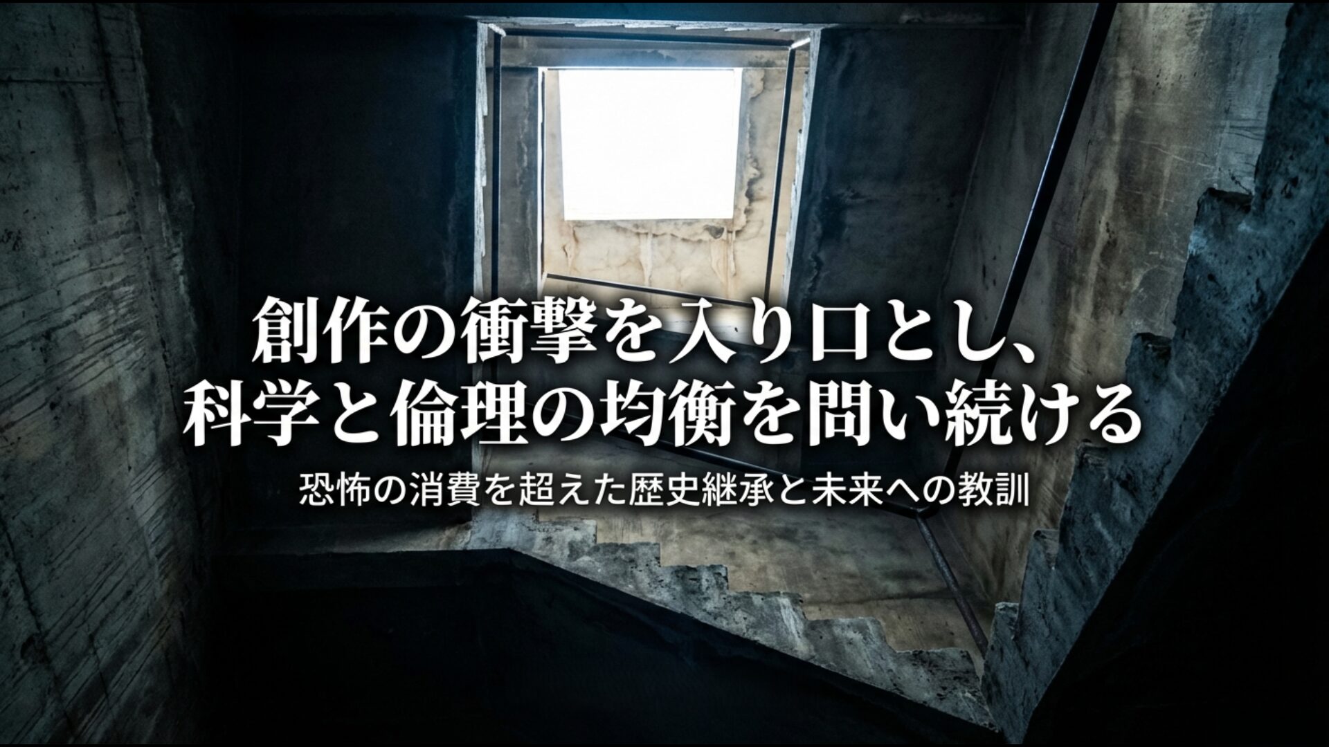 731部隊の創作を入り口に科学と倫理の均衡を問い続ける未来への教訓イメージ