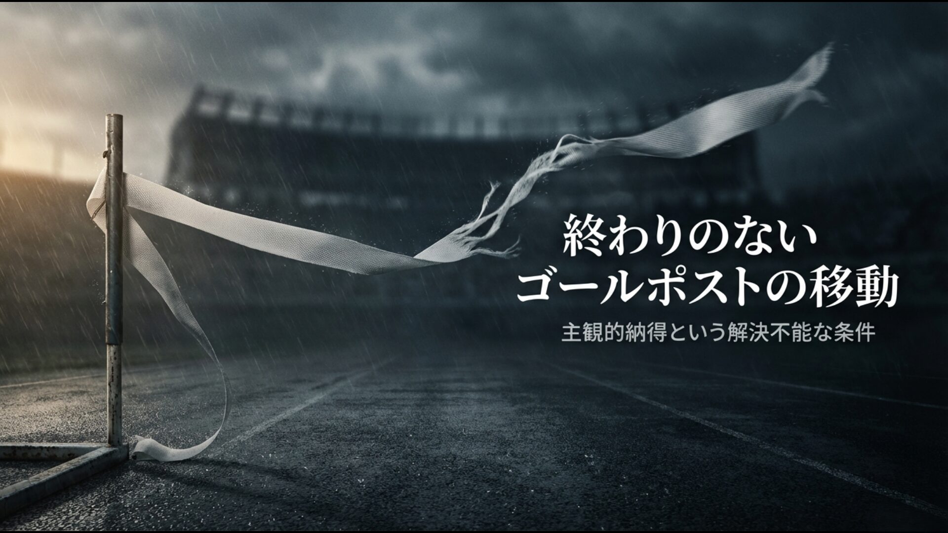 被害者の主観的納得を重視する被害者中心主義が招く解決のゴールポストの移動