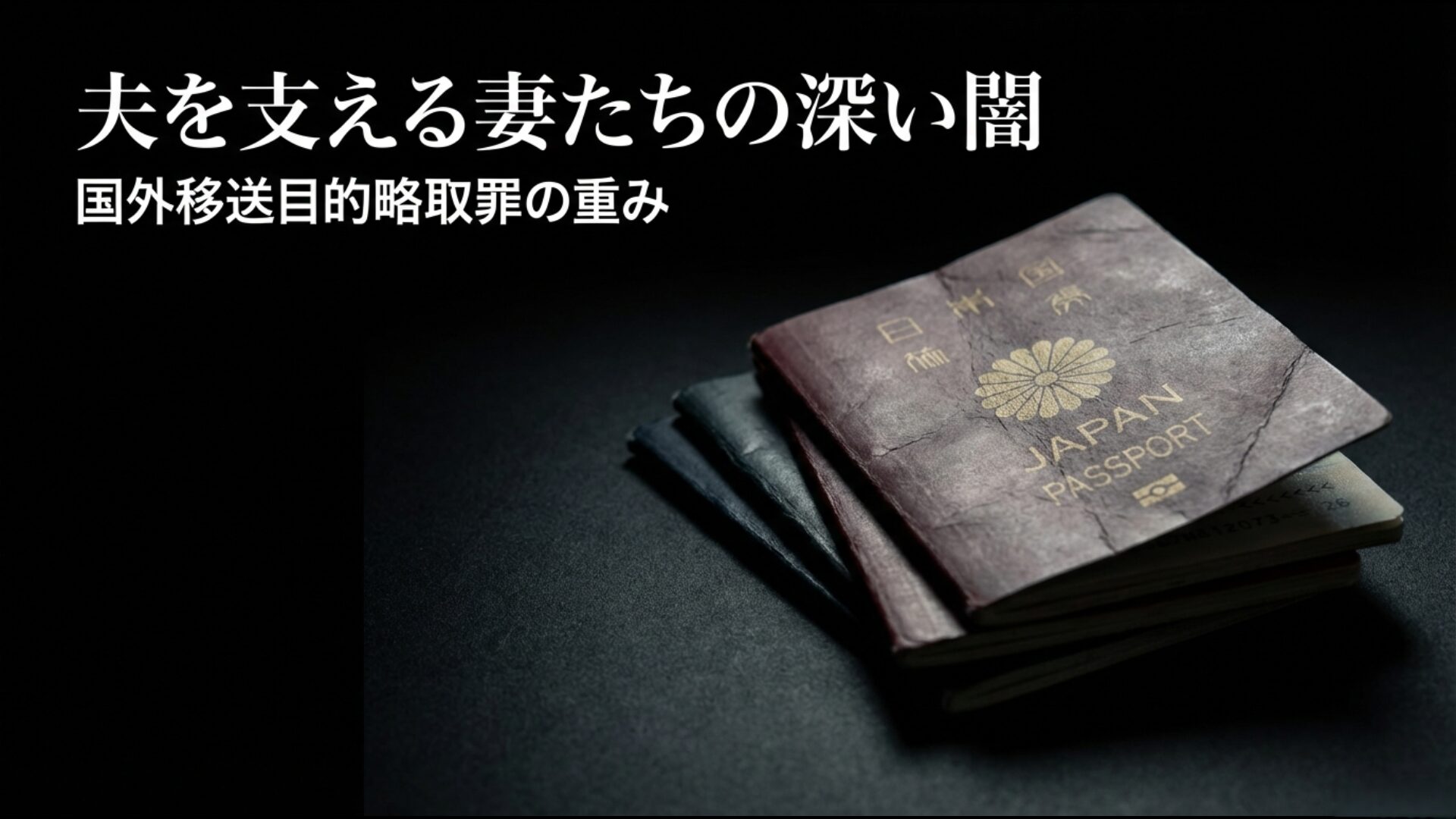 拉致に関与した疑いで国際手配されている日本人妻たちと旅券法違反の構図