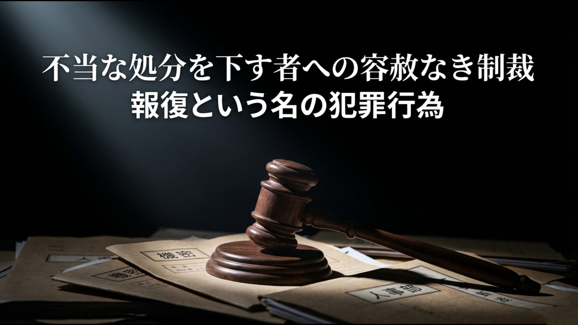 公益通報を理由とした解雇や減給などの不利益取扱いに対する刑事罰