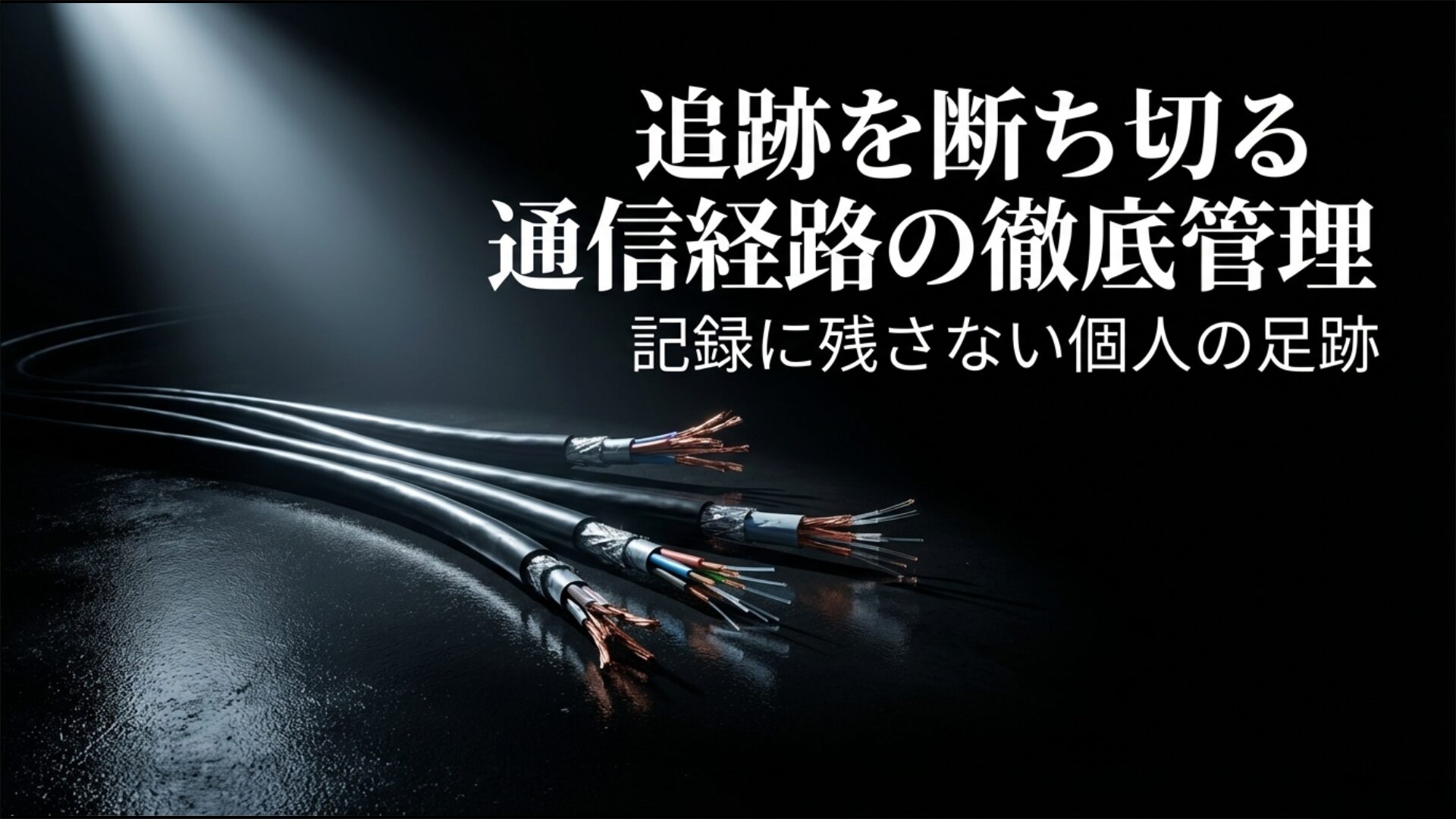 アクセスログ解析による特定を防ぐための個人端末と外部回線の利用