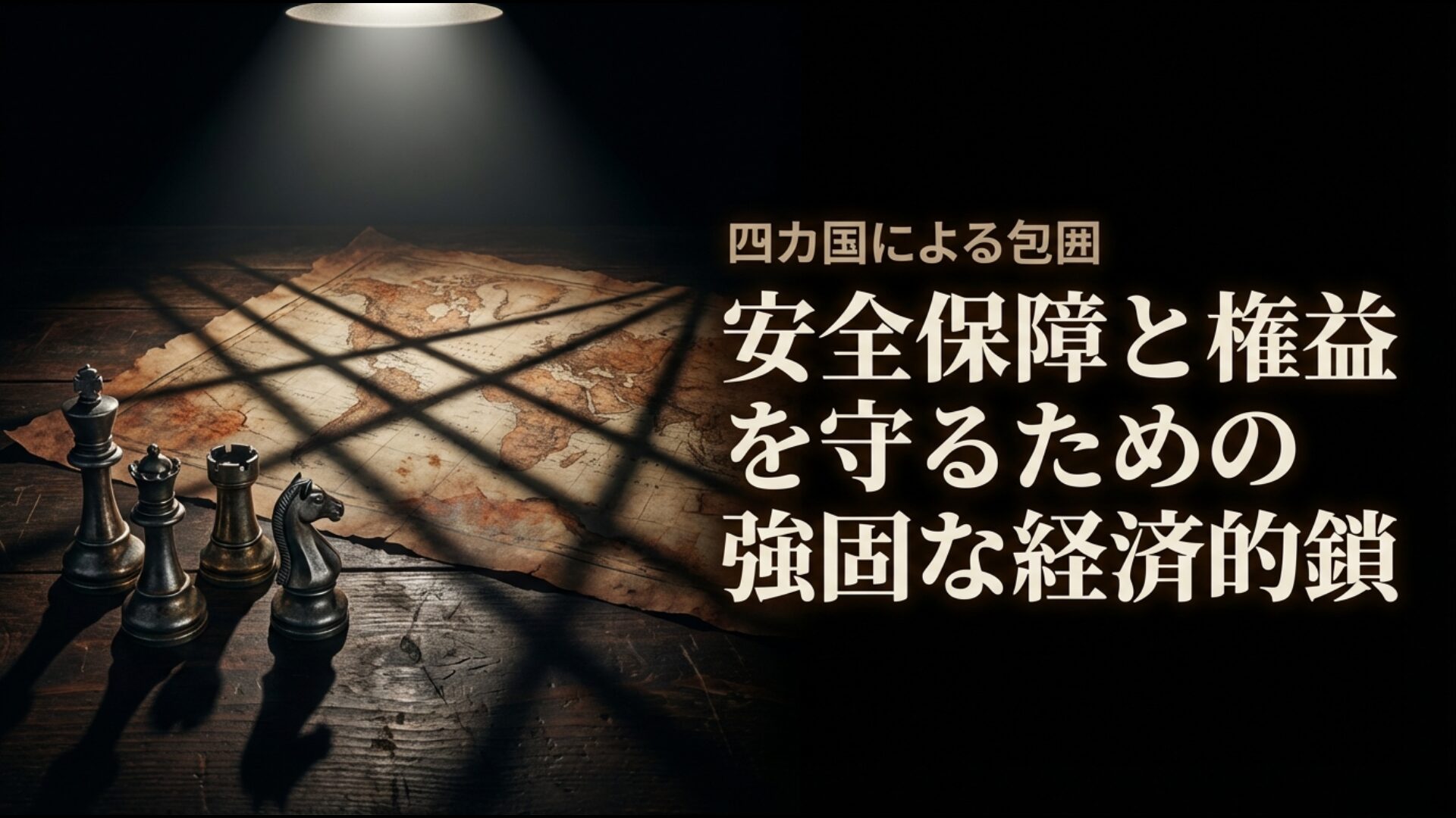 米英中蘭の四カ国による日本包囲網と安全保障のための経済的鎖
