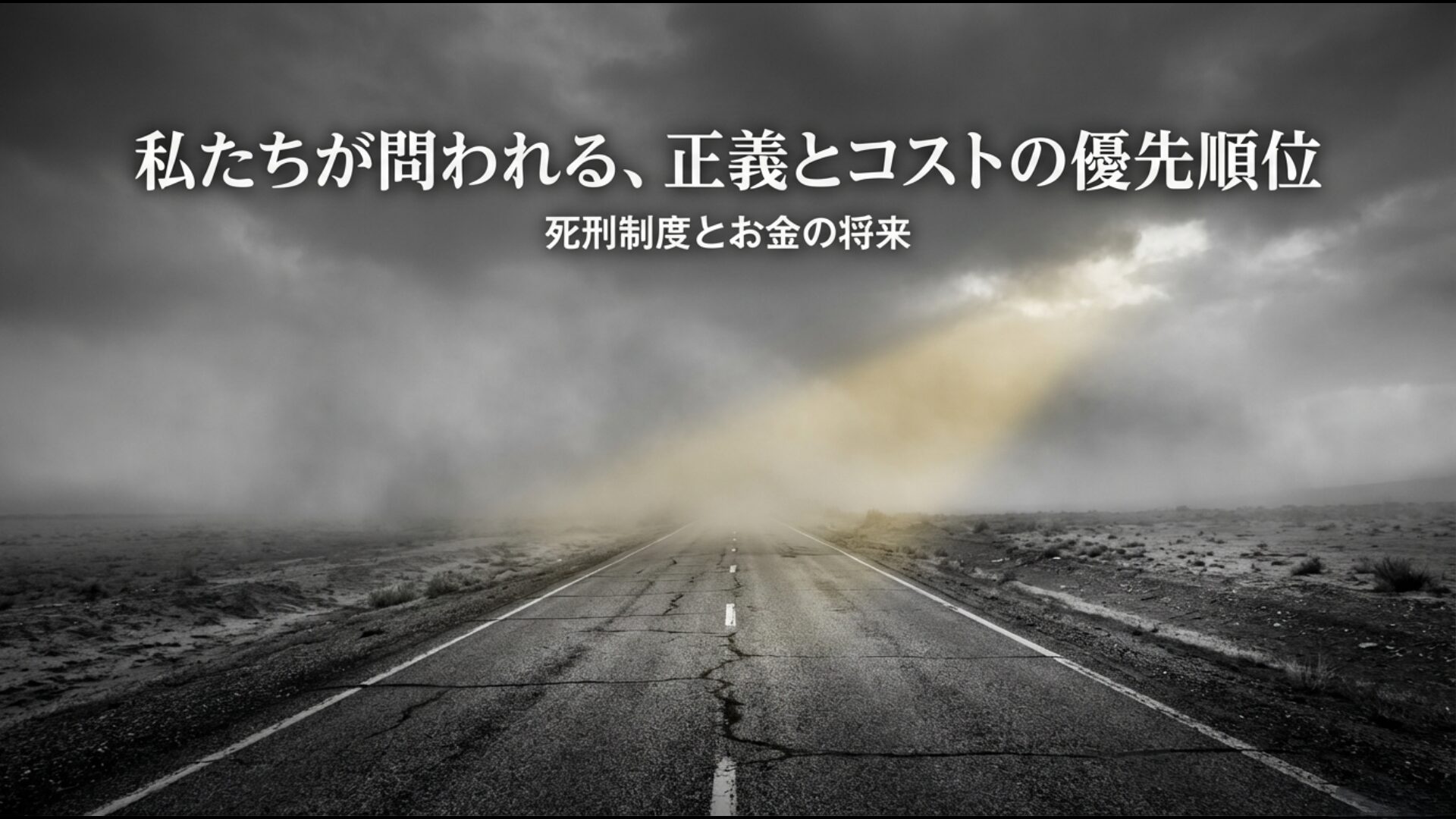 記事の総括：死刑のコストと社会資源の最適な配分を問うまとめ画像