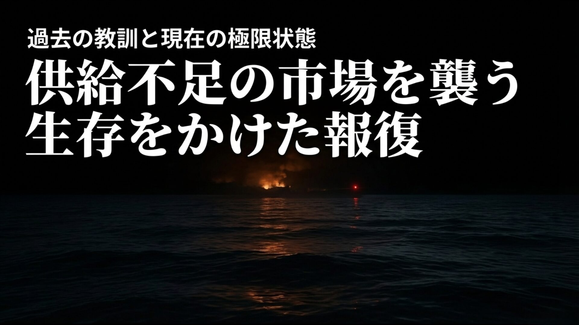 1980年代のタンカー戦争と2026年の軍事衝突によるエネルギー危機の比較